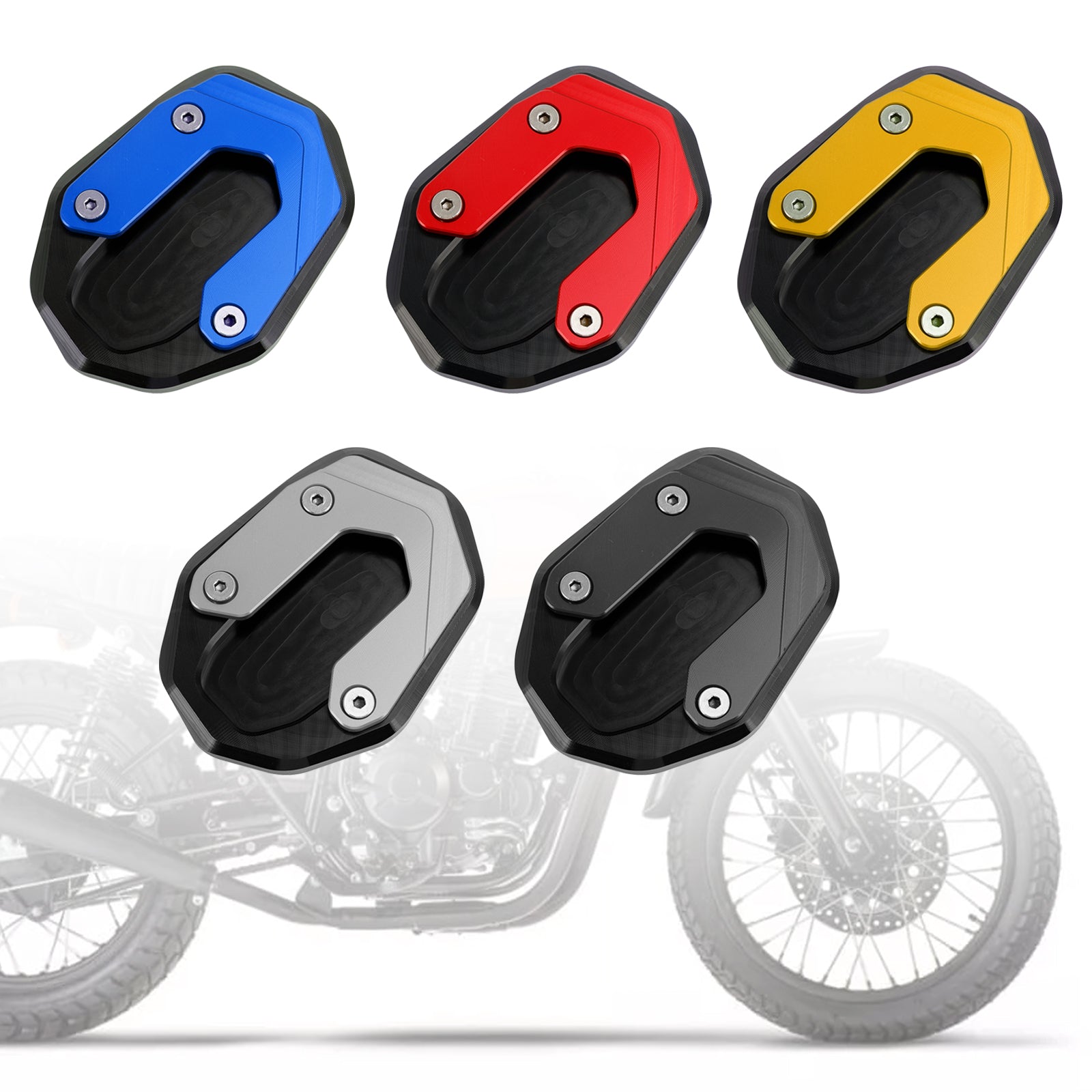 Agrandir Béquille Latérale Extension Plaque pour Ducati Scrambler 800/1100 15-20