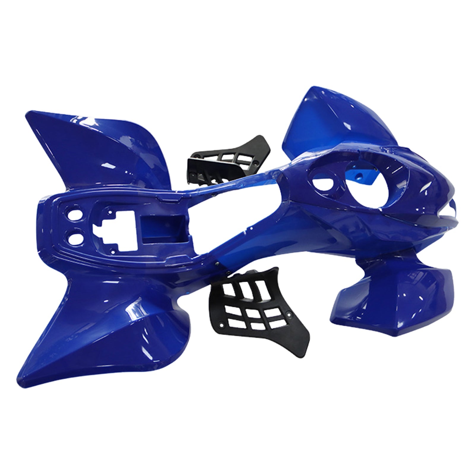 Kit de carénage et de protection de garde-boue en plastique pour quad tout-terrain Tiger 125 cc, bleu