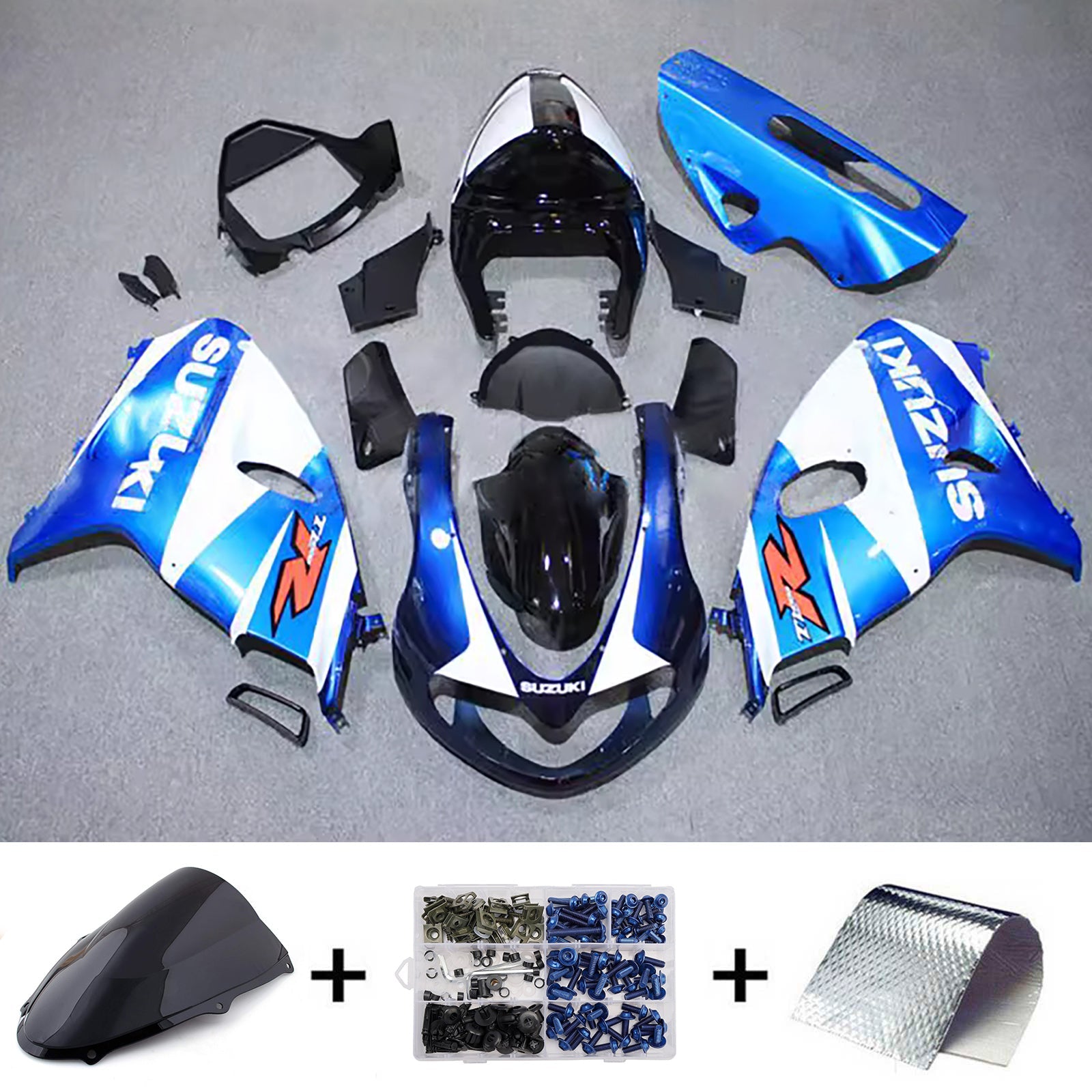 Kit de carénage injecté en plastique ABS pour Suzuki TL1000R 1998-2003