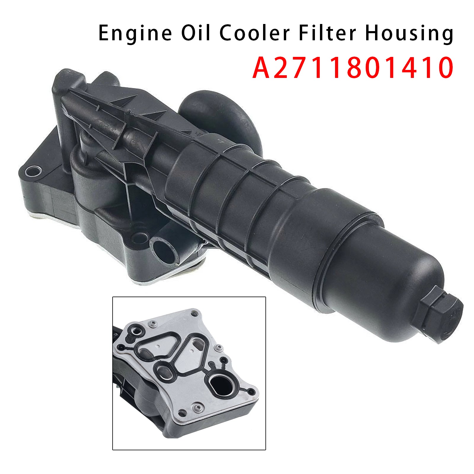 Boîtier de filtre de refroidisseur d'huile moteur M271 pour Mercedes-Benz W204 C250 R172 SLK250