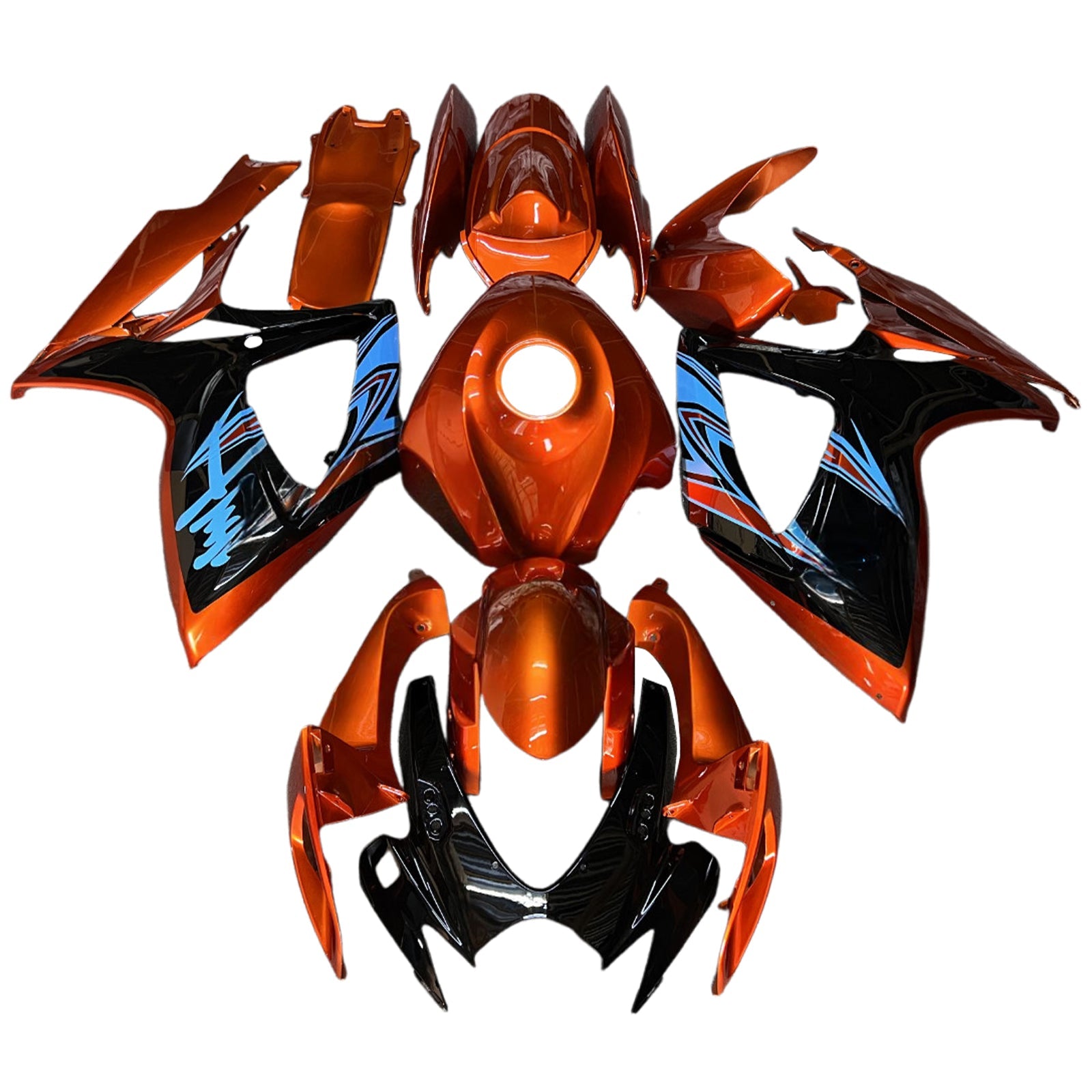 Kit de carénage injecté en plastique ABS pour Suzuki GSXR 600/750 2006-2007 K6