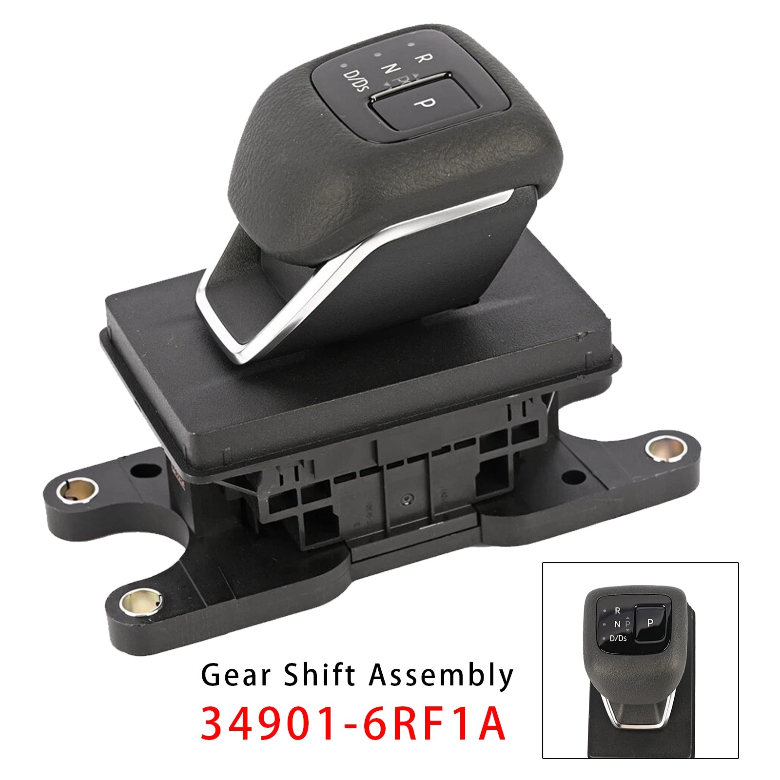 Palanca de cambios montada en el piso con pomo para Nissan Pathfinder Platinum, S, SL, SV 3.5L V6 (2022) - Número de pieza :  34901-6TA3A