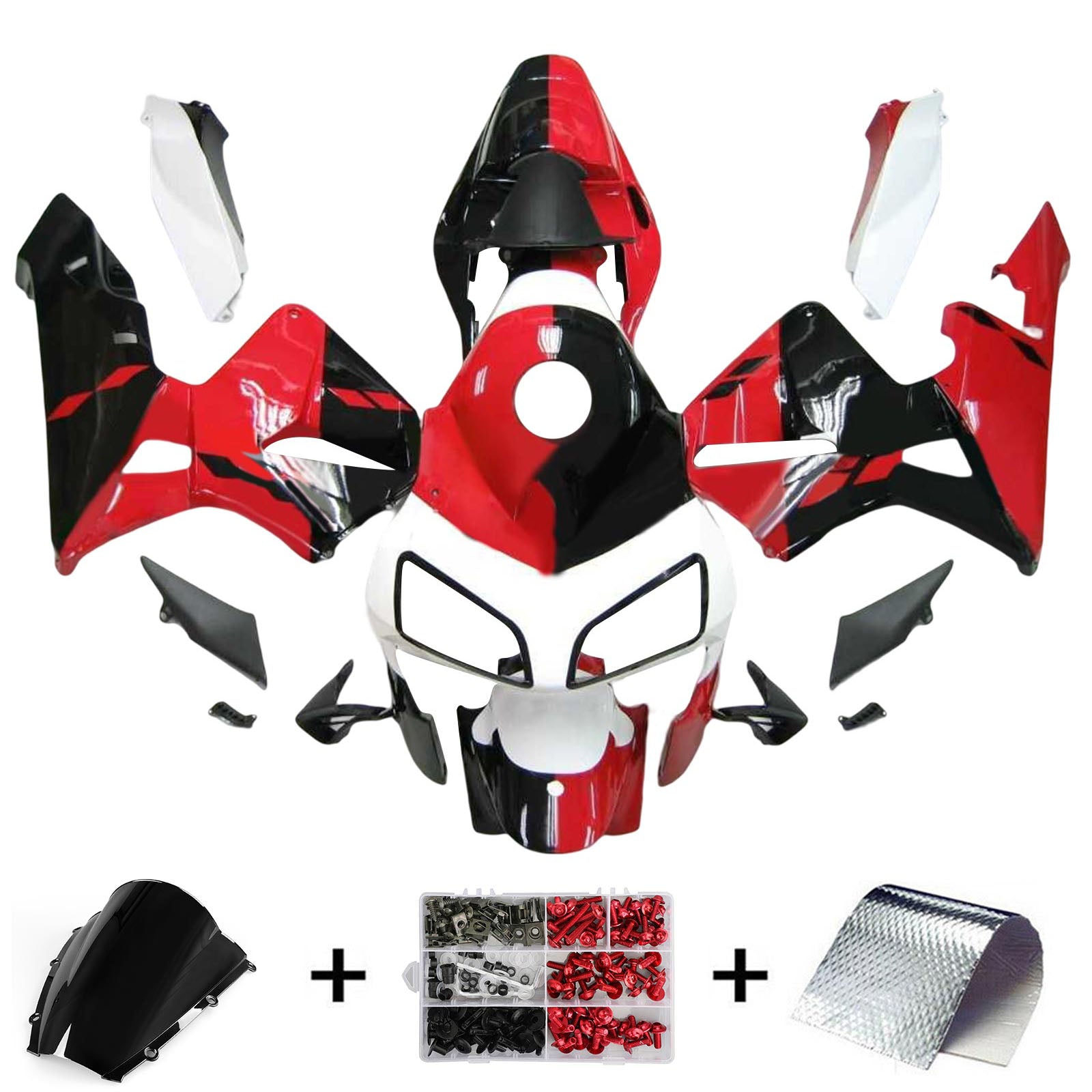 Kit de carénage par injection, carrosserie en plastique ABS pour Honda CBR600RR 2003-2004 F5