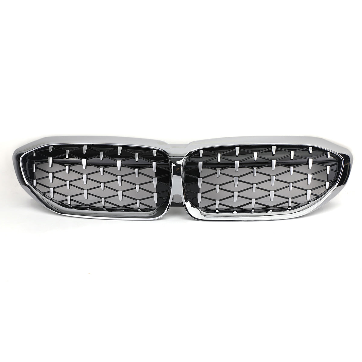 Front Diamond Style Grille de calandre Pour BMW New 3 Series G20 Racing Chrome