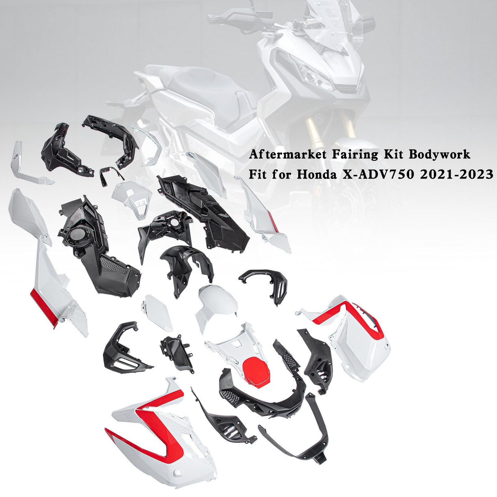 Carrosserie de carénage de moulage par injection pour Honda X-ADV 750 XADV750 2021-2023 08#