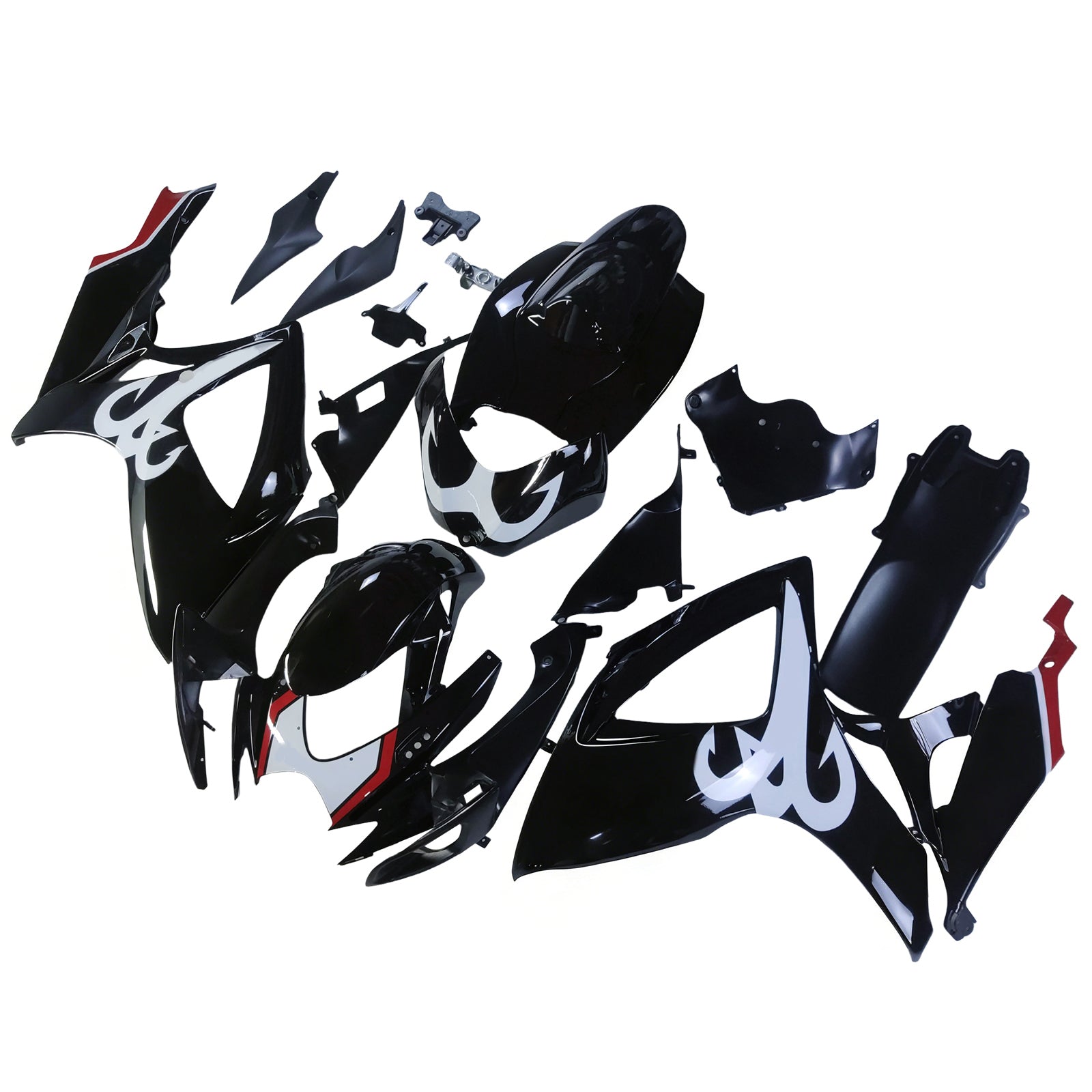Injection carénage kit carrosserie plastique ABS fit pour Suzuki GSXR 600/750 2006-2007
