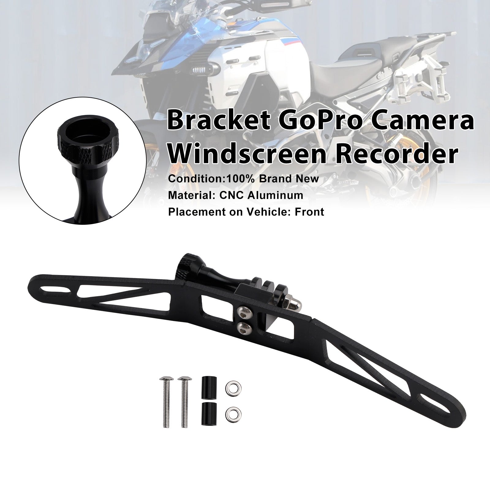 GoPro Camerahouder voor BMW R1300GS S1000XR F900XR F850GS Voorruit