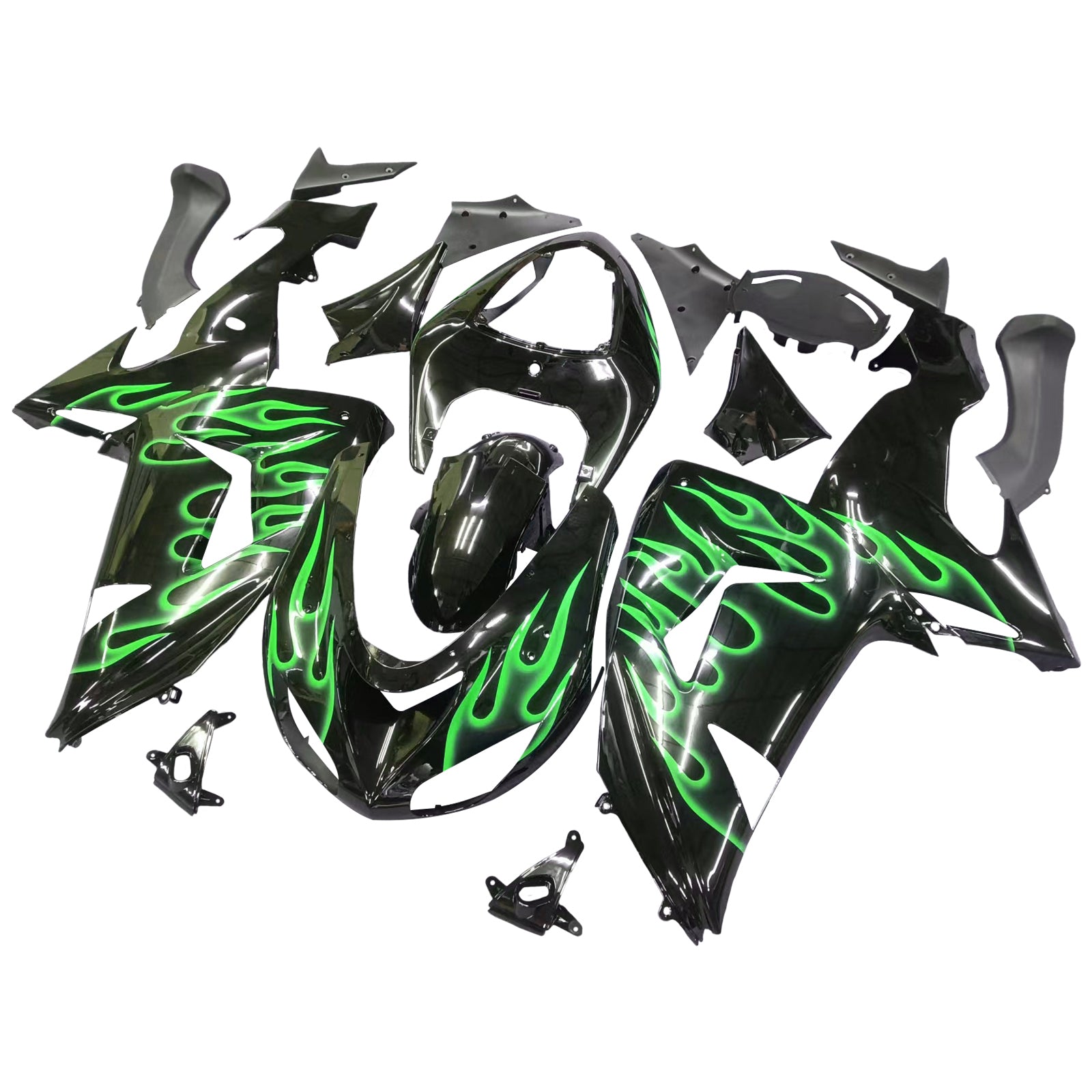 Kit de carénage en plastique ABS pour Kawasaki ZX10R 2006 2007