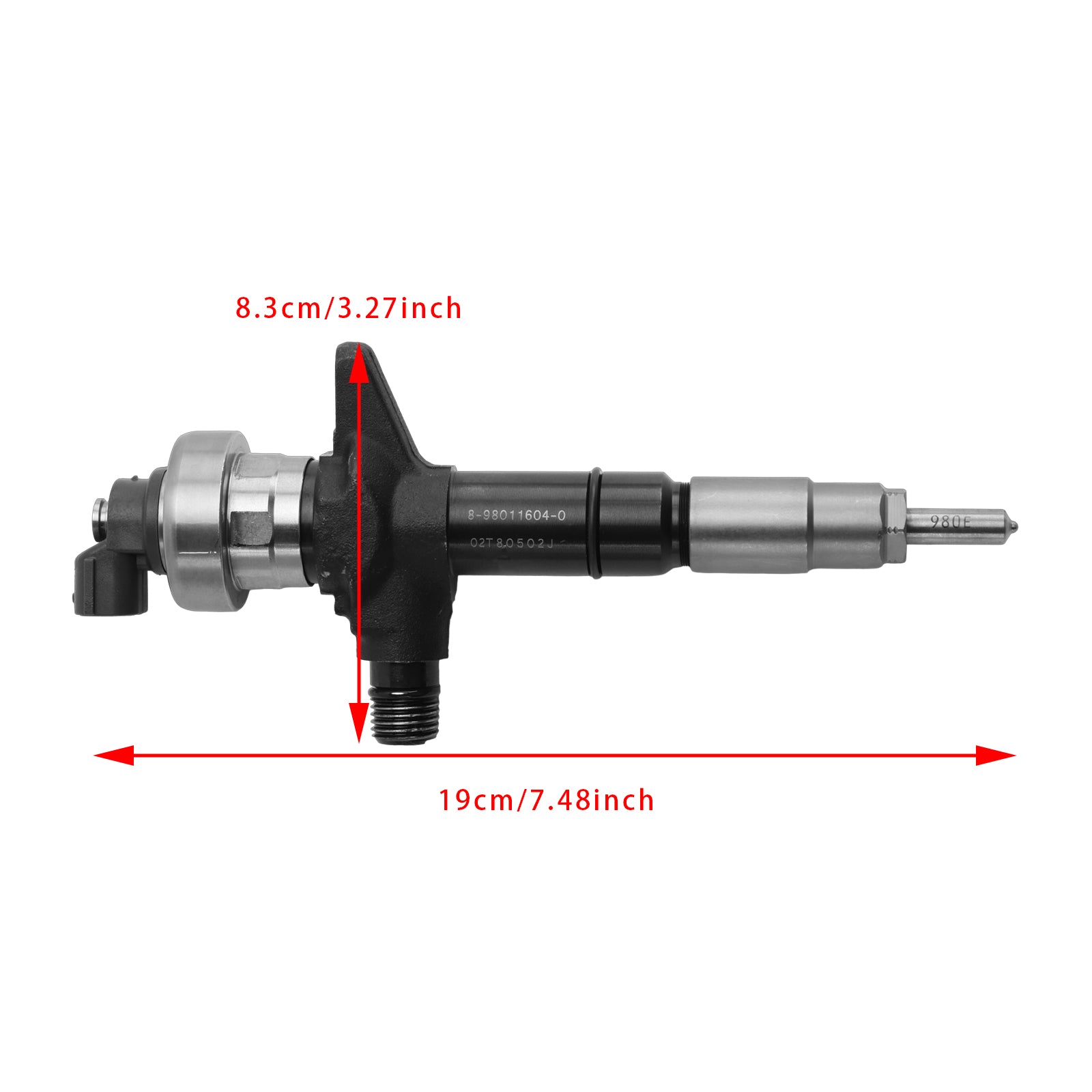 1x iniettore di carburante per Isuzu Dmax Holden 3.0L 4JJ1 095000-6980 8980116043