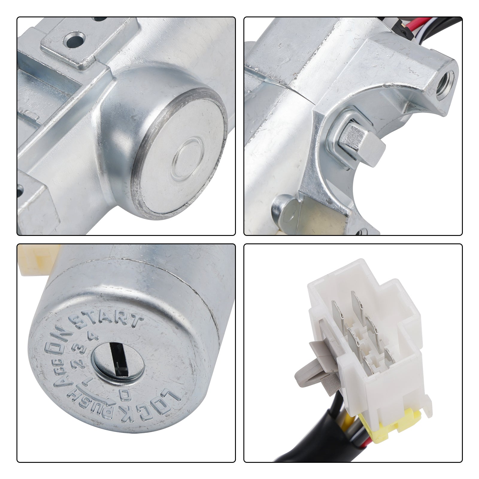 Kit de verrouillage de porte avec barillet de contact et 2 clés K9810-2S806 pour Nissan Navara D22 1997-2006