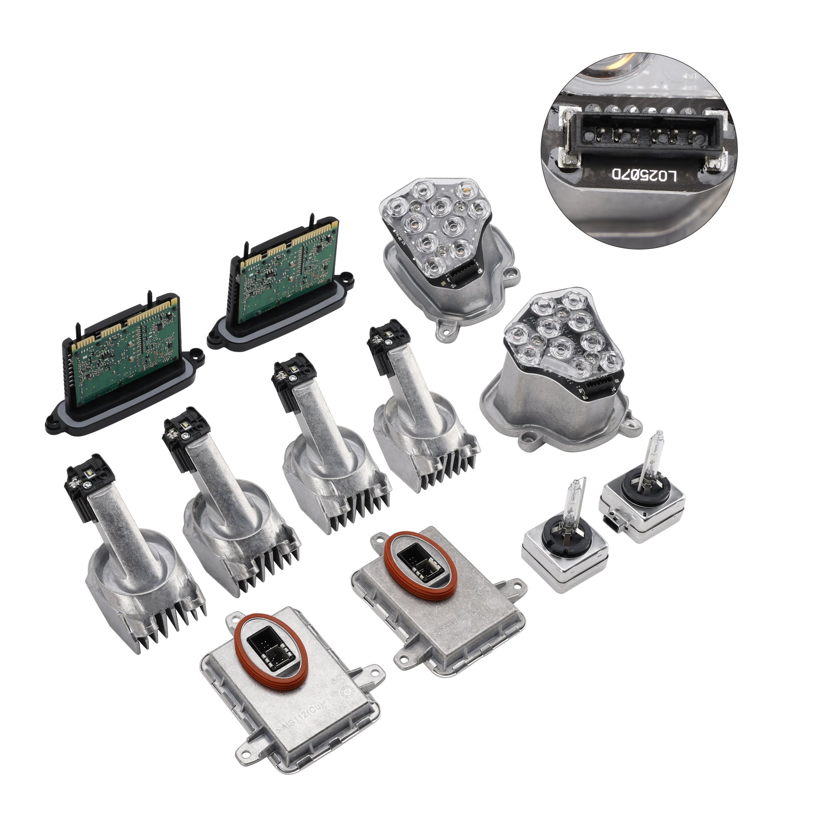 Faros LED izquierdo y derecho para BMW 550i xdrive 2011-2013, 12 piezas, AHL 63117316217 130732946100