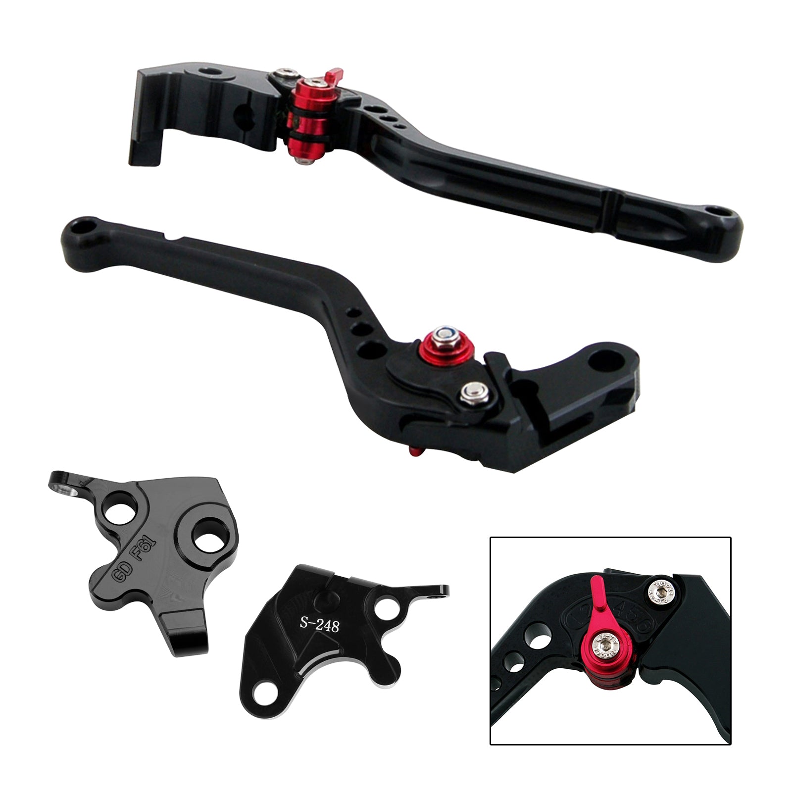 Dolga ročica zavore in sklopke za Yamaha YZF R125 2008-2011