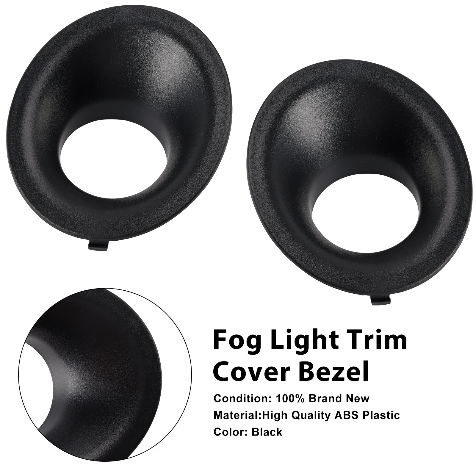 Paire de garnitures de phares antibrouillard avant pour Dodge Challenger 2015-2021 68259662AA