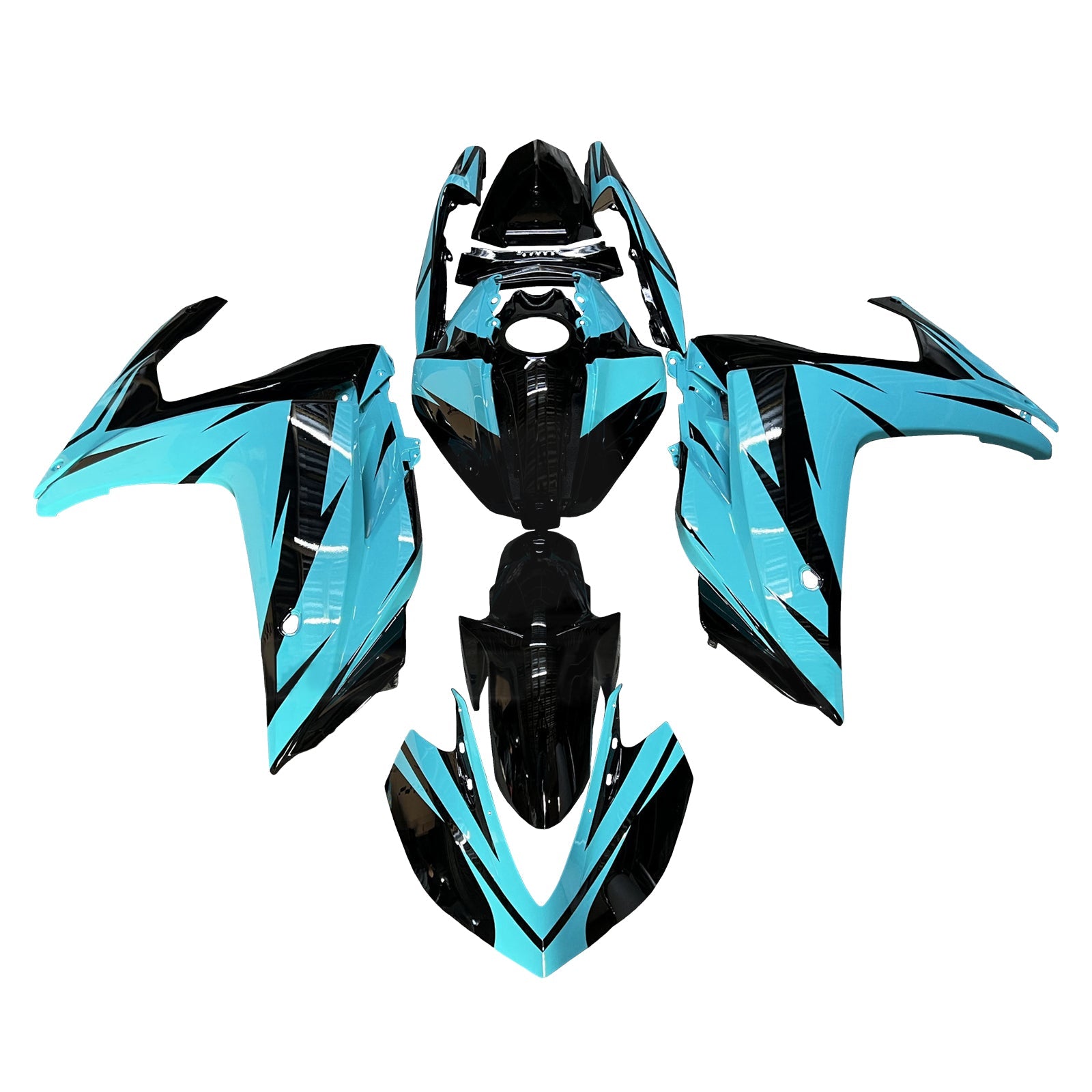 Kit de carénage injecté ABS pour Yamaha YZF-R3 2014-2018 et R25 2015-2017