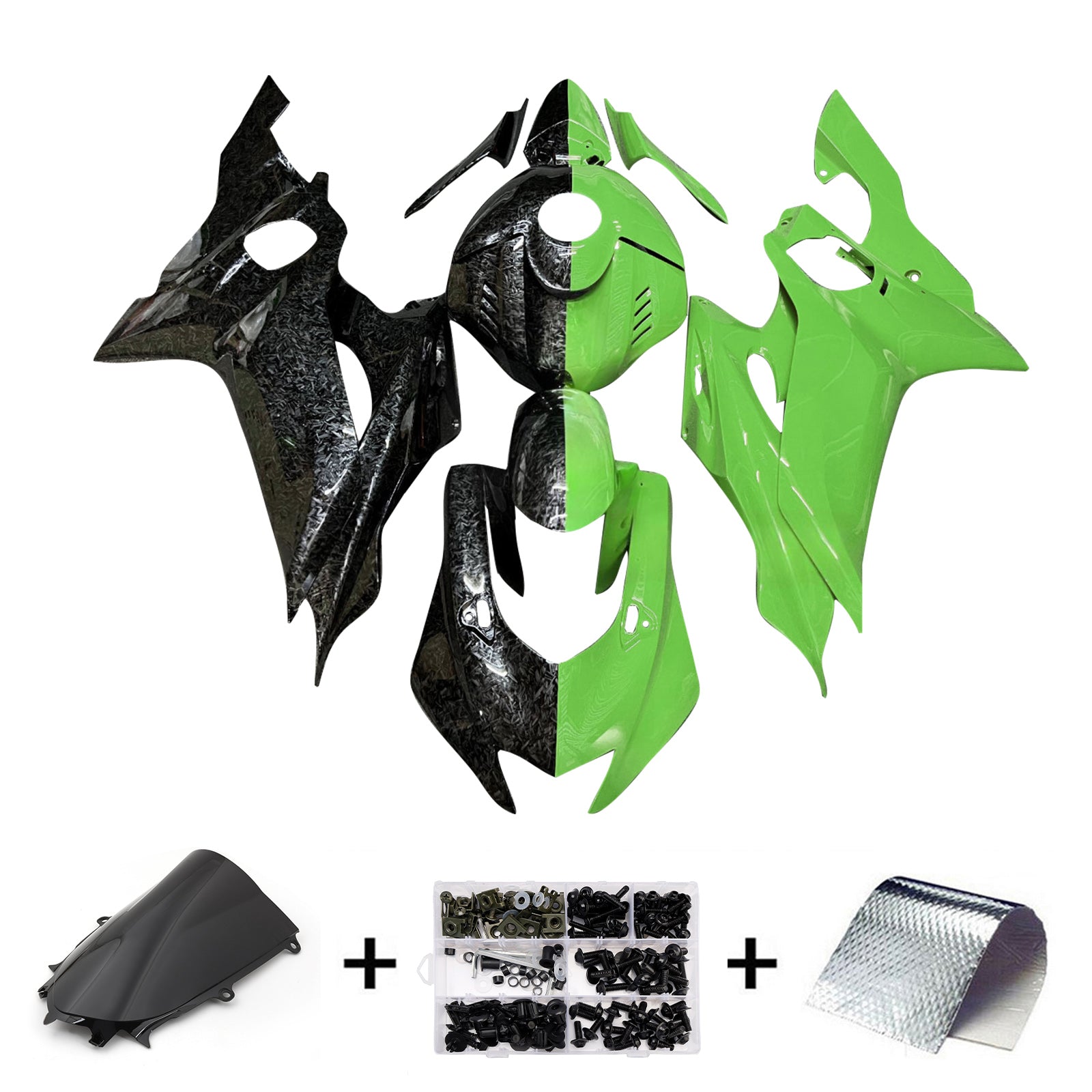 Kit carena iniettata in plastica ABS per Yamaha YZF-R6 2017-2023