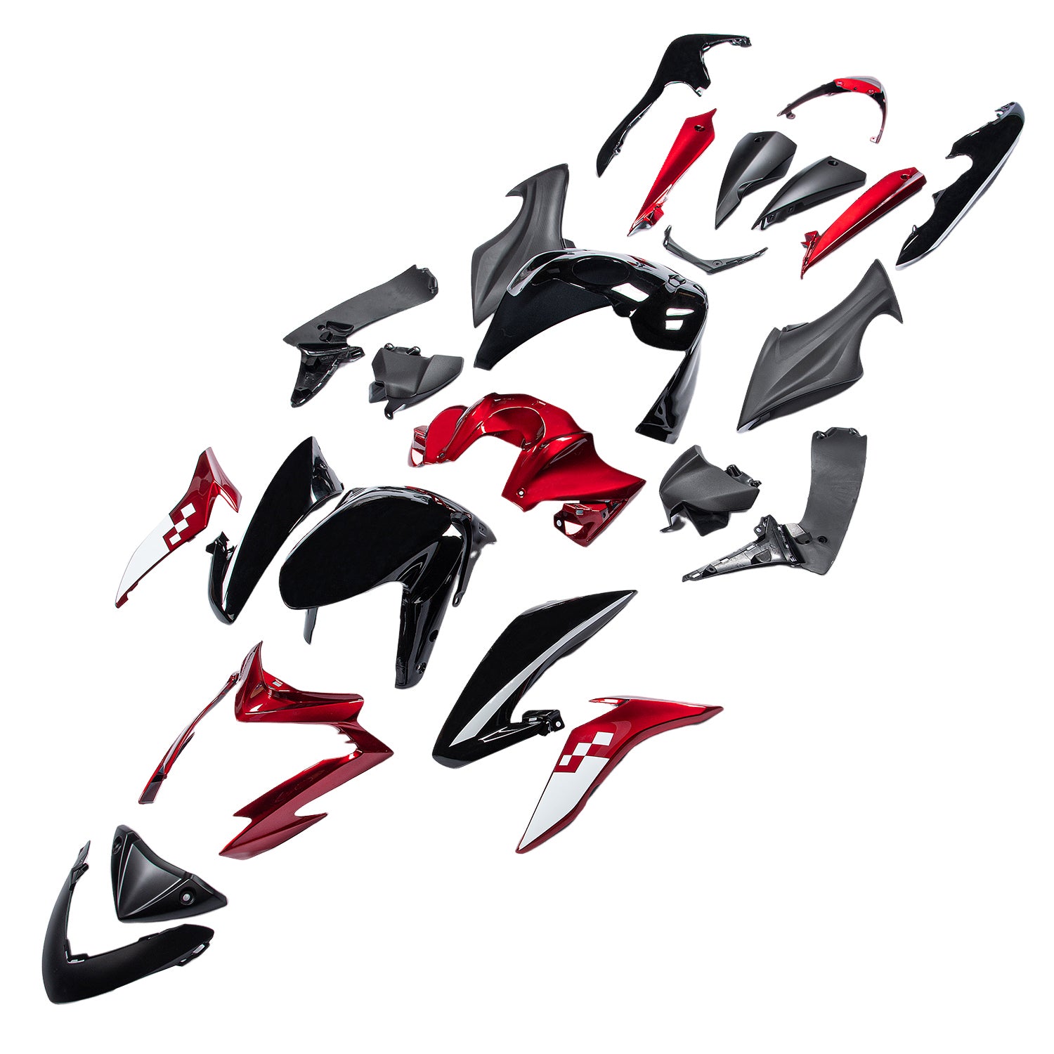 Plastični komplet za telo za telo, ki je injiciran za Suzuki GSX-S 1000 2015-2020 15#