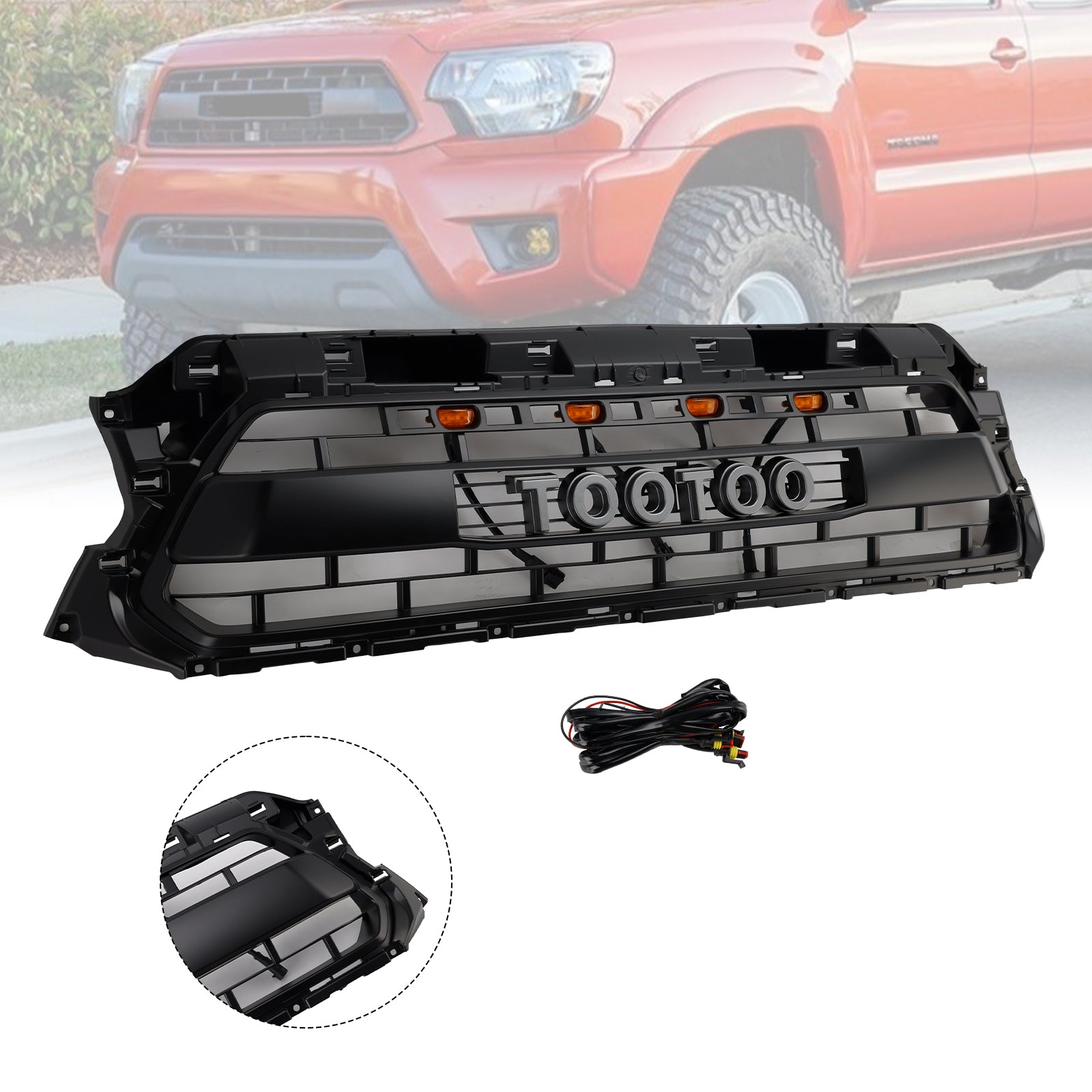 Calandre avant nid d'abeille Toyota Tacoma TRD PRO 2012-2015 PTR54-35150