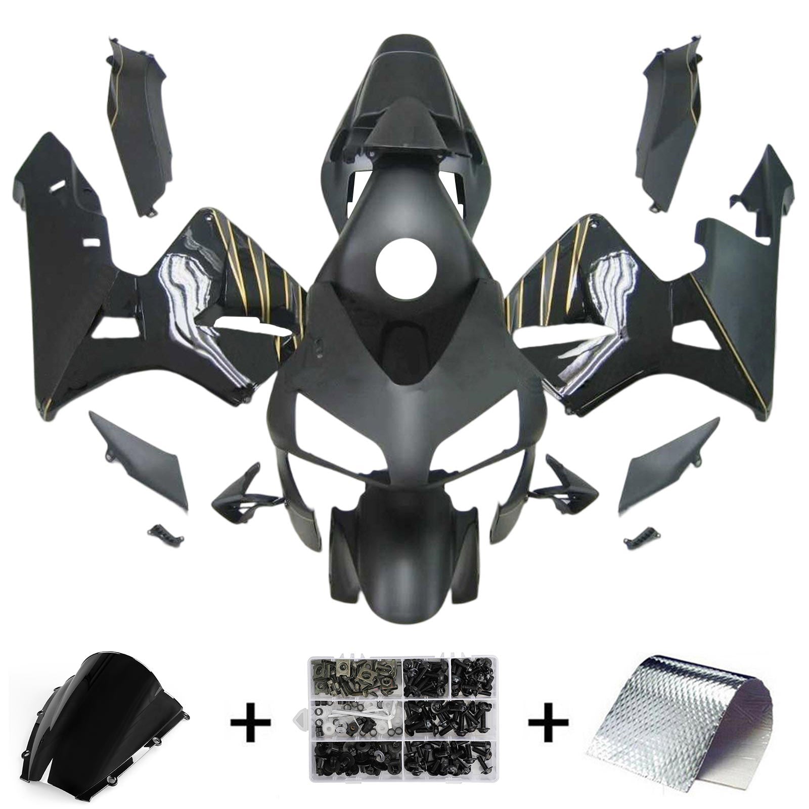 Kit de carénage par injection, carrosserie en plastique ABS pour Honda CBR600RR 2003-2004 F5