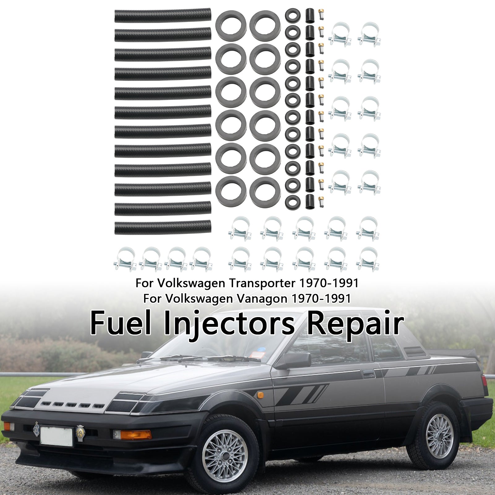 Kit de reparación del inyector de combustible de 12 piezas para Volkswagen Vanagon 1970-1991