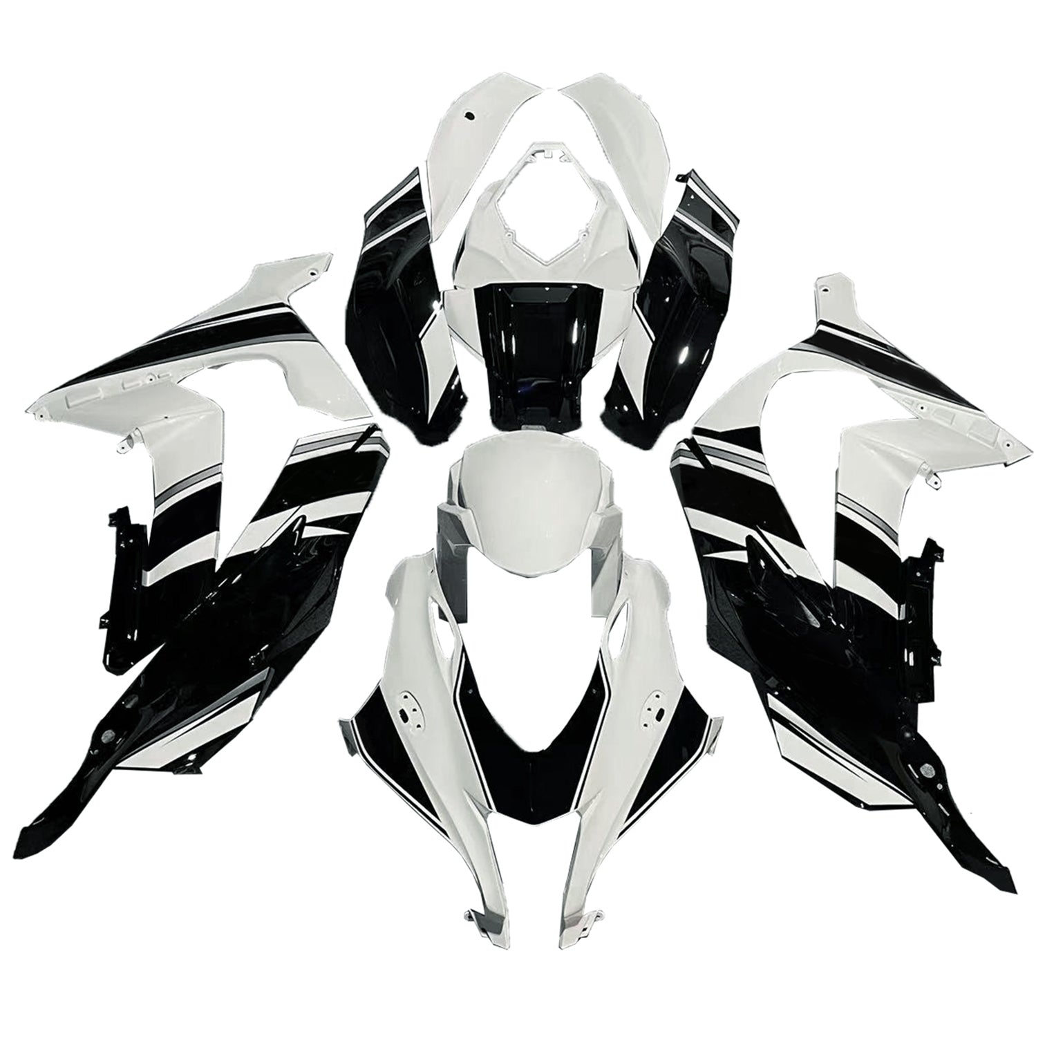 Kit de carénage injecté en plastique ABS pour Kawasaki ZX10R 2016-2020