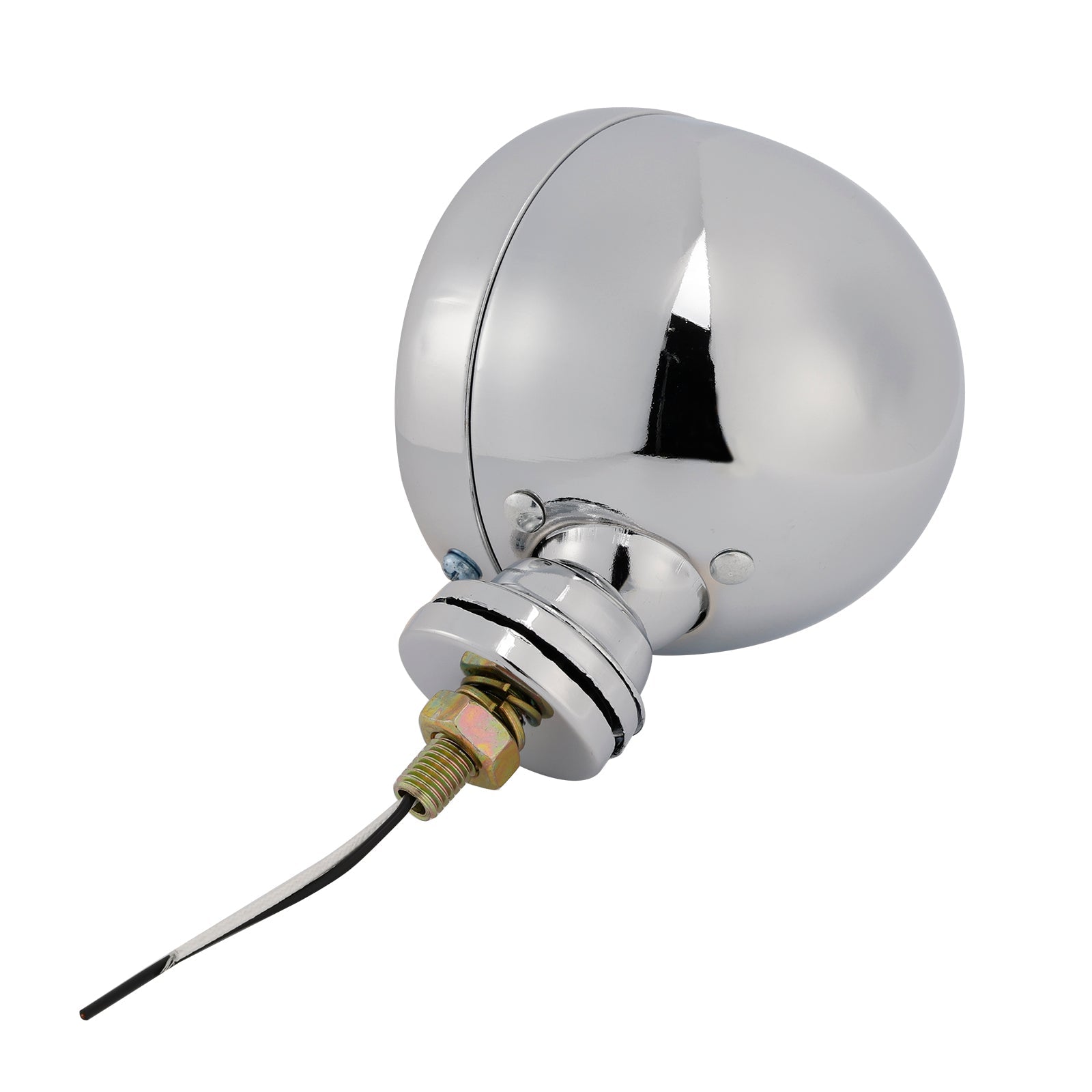 Gepersonaliseerd verchroomd chroom mistlicht, compatibel met racer-, bobber- en chopper -modellen, N ° D19