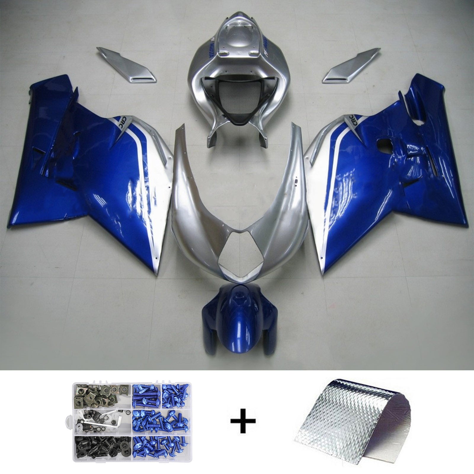 Kit de carénage par injection , carrosserie en plastique ABS Pour MV Agusta F4 1000 2005-2006