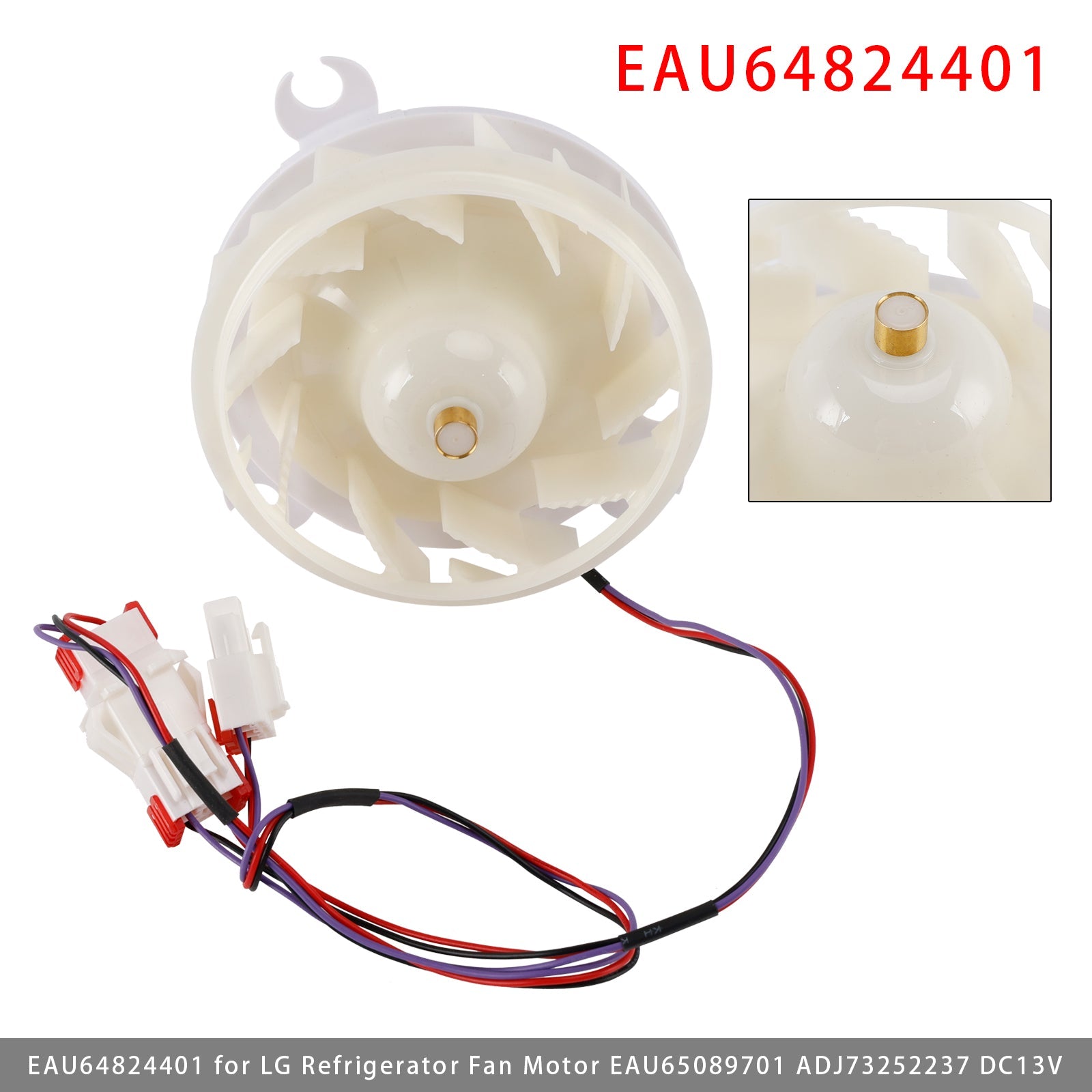 Moteur de ventilateur de réfrigérateur LG EAU64824401 EAU65089701 ADJ73252237 DC13V