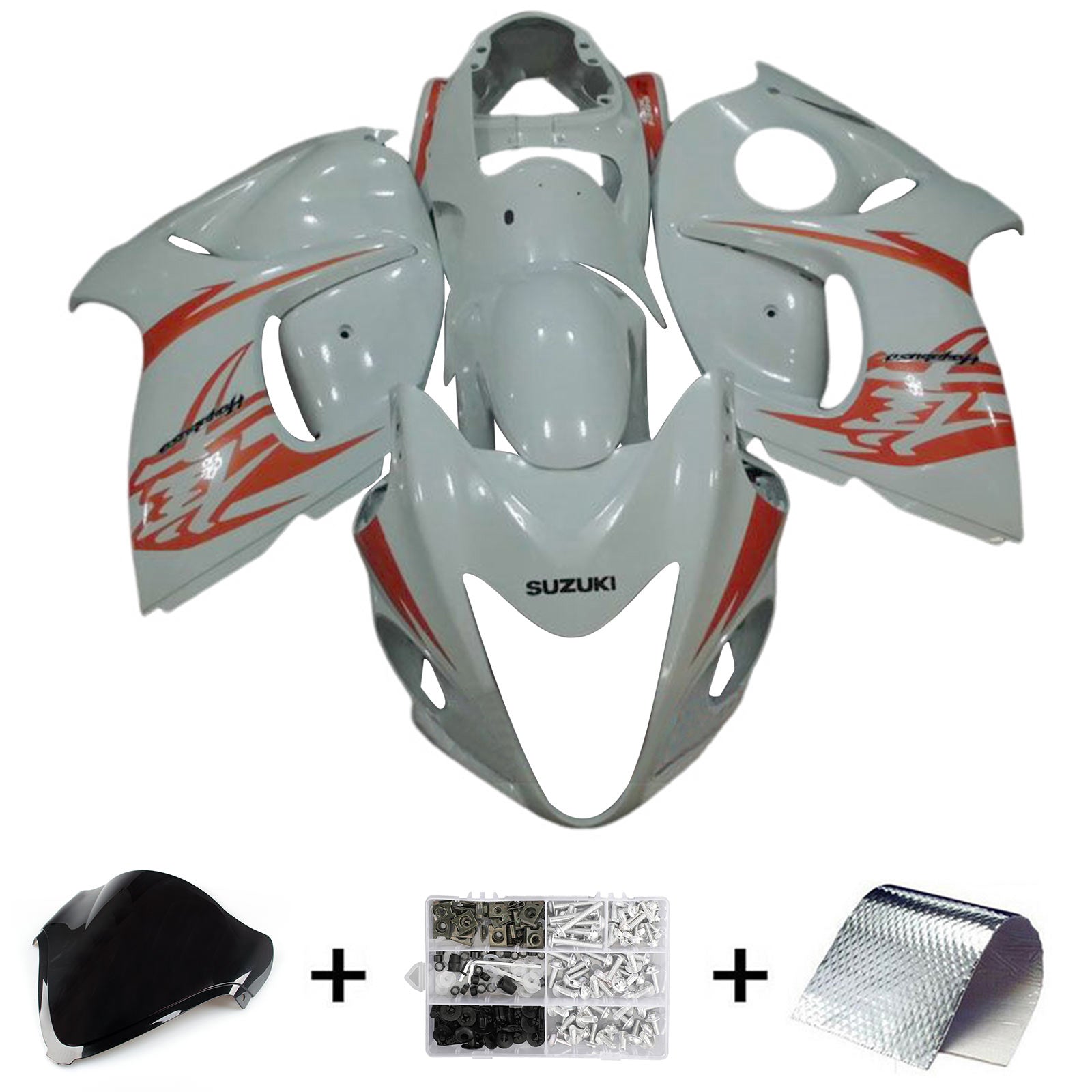 2008-2020 Suzuki Hayabusa GSX1300r Kit de camerage d'injection de carrosserie en plastique