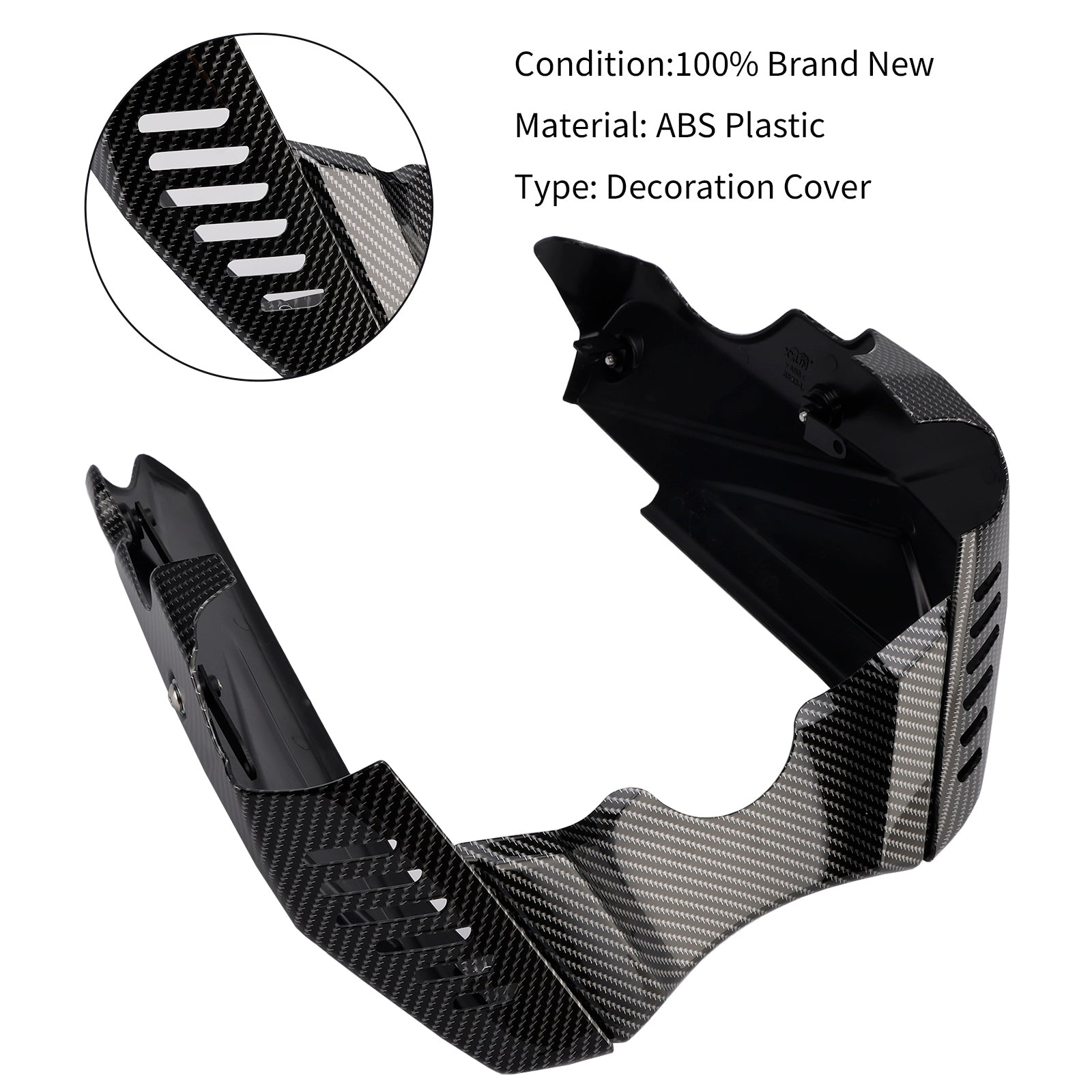 Sabot moteur inférieur et protection de carénage pour Yamaha XSR900 (2022-2025)