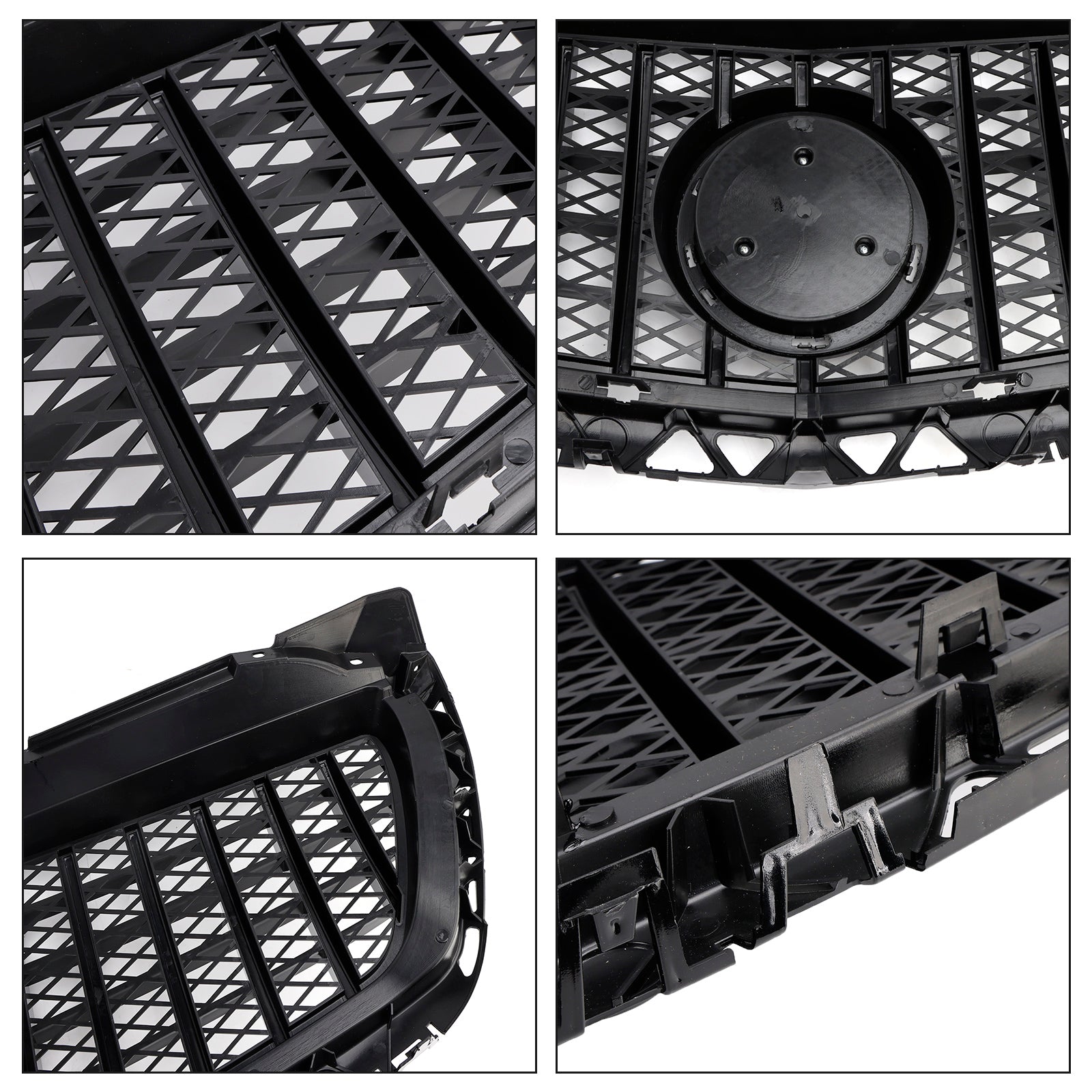 Black Front Bumper Grill Grille Pour Mercedes Benz Sprinter W906 2014-2018