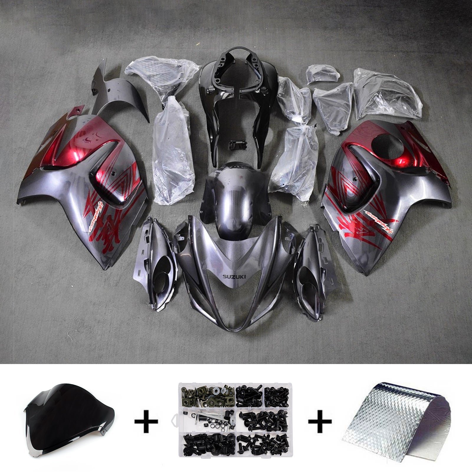 Zestaw owiewek z wtryskiem tworzywa ABS do Suzuki Hayabusa GSX1300R 2008-2020