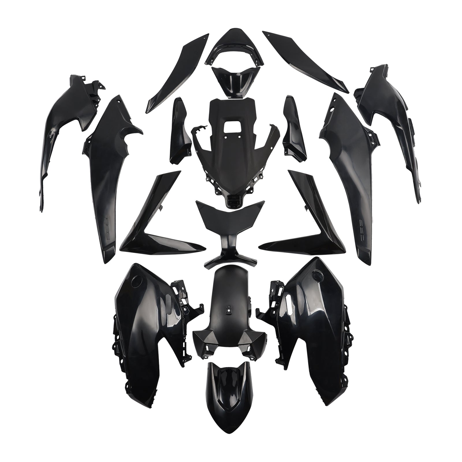 Carénage injecté non peint pour Yamaha TMAX560 (2025-2026)