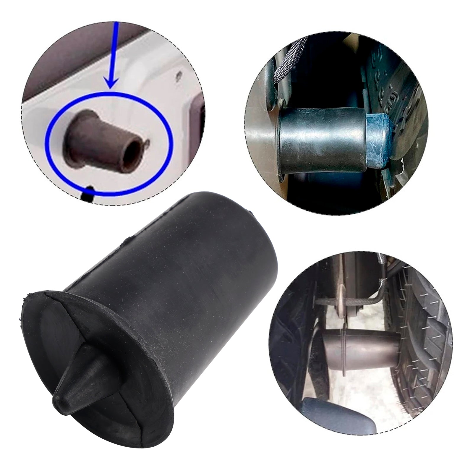 Rulet 2 x hätäpyöräpuskuri Jeep Wrangler JK: lle 2007-2018 55395993ab