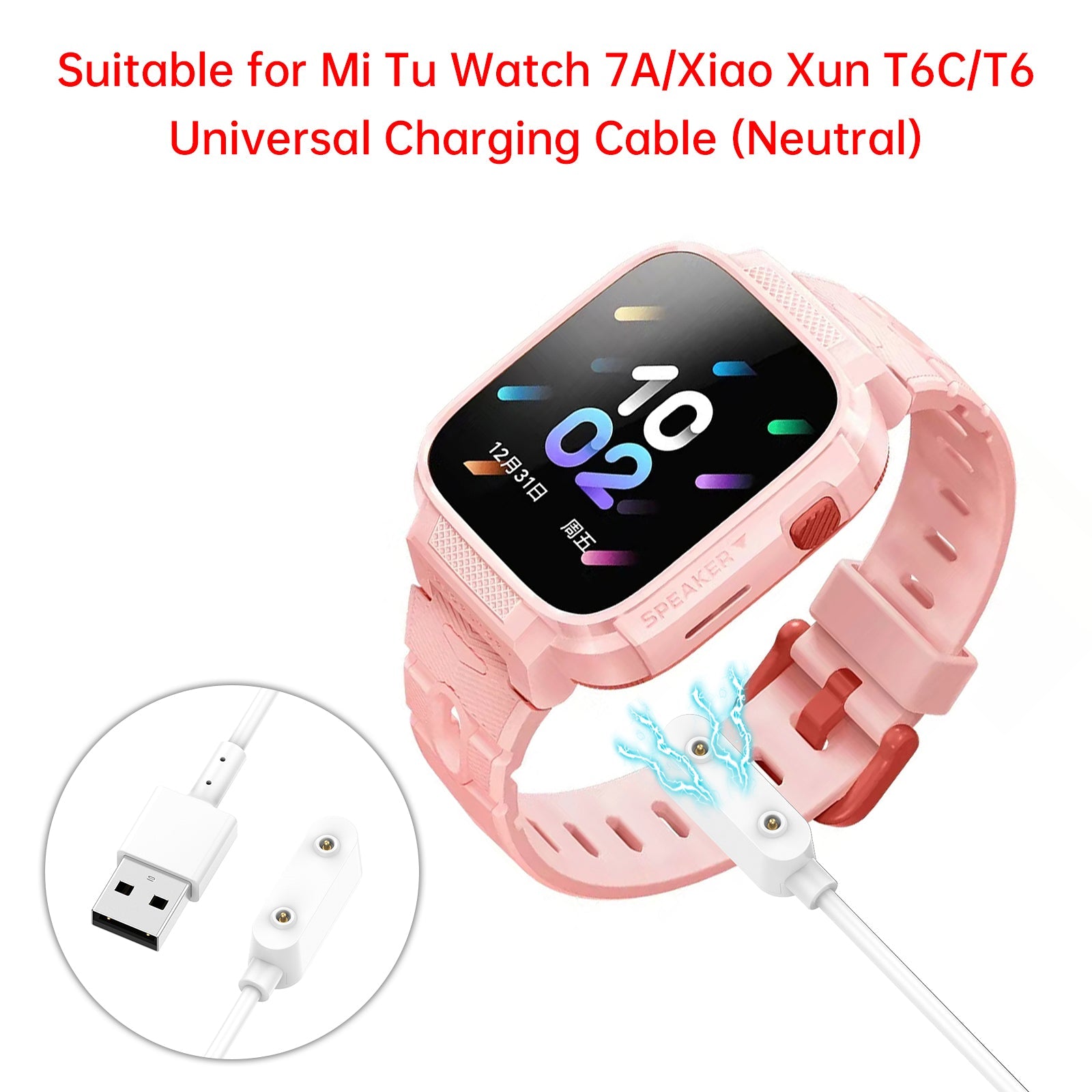 Magnetni nadomestni polnilni kabel za Mitu Watch 7A Watch za Xiaoxun T6C T6C T6