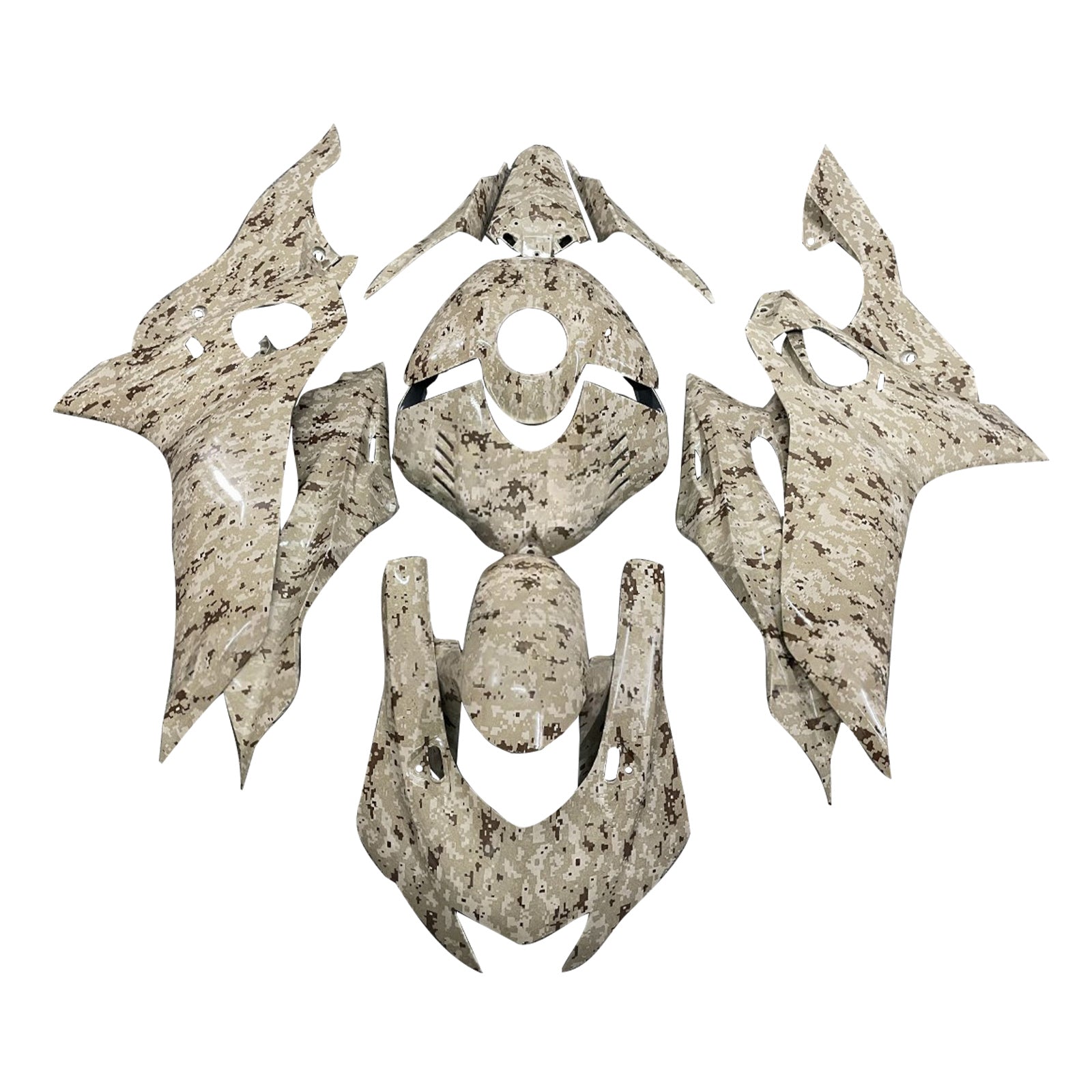 Kit de carénage injecté en plastique ABS pour Yamaha YZF-R6 2017-2023