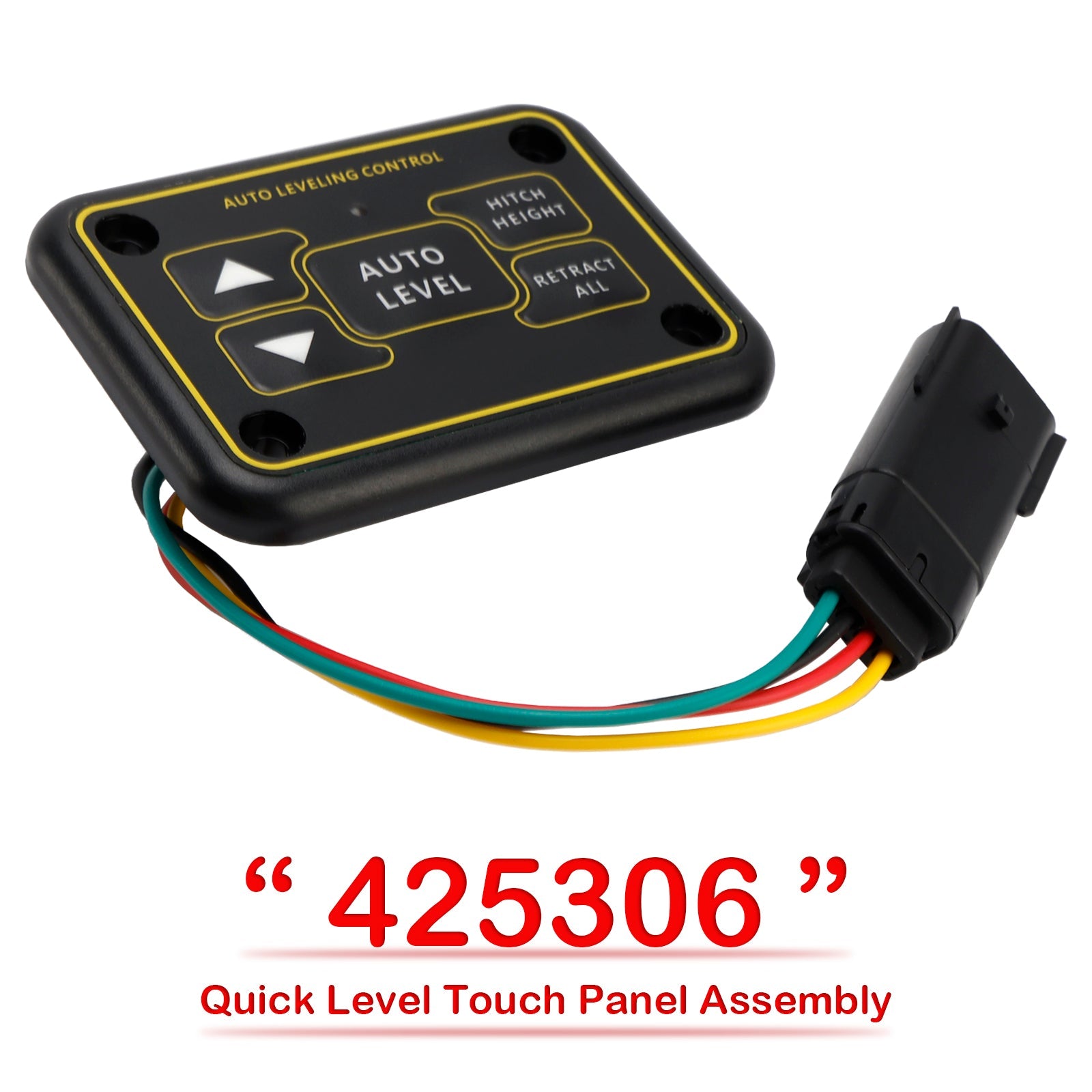 Voor RV-grondbediening TT en Level-Up hydraulisch Quick Level-aanraakpaneel 425306
