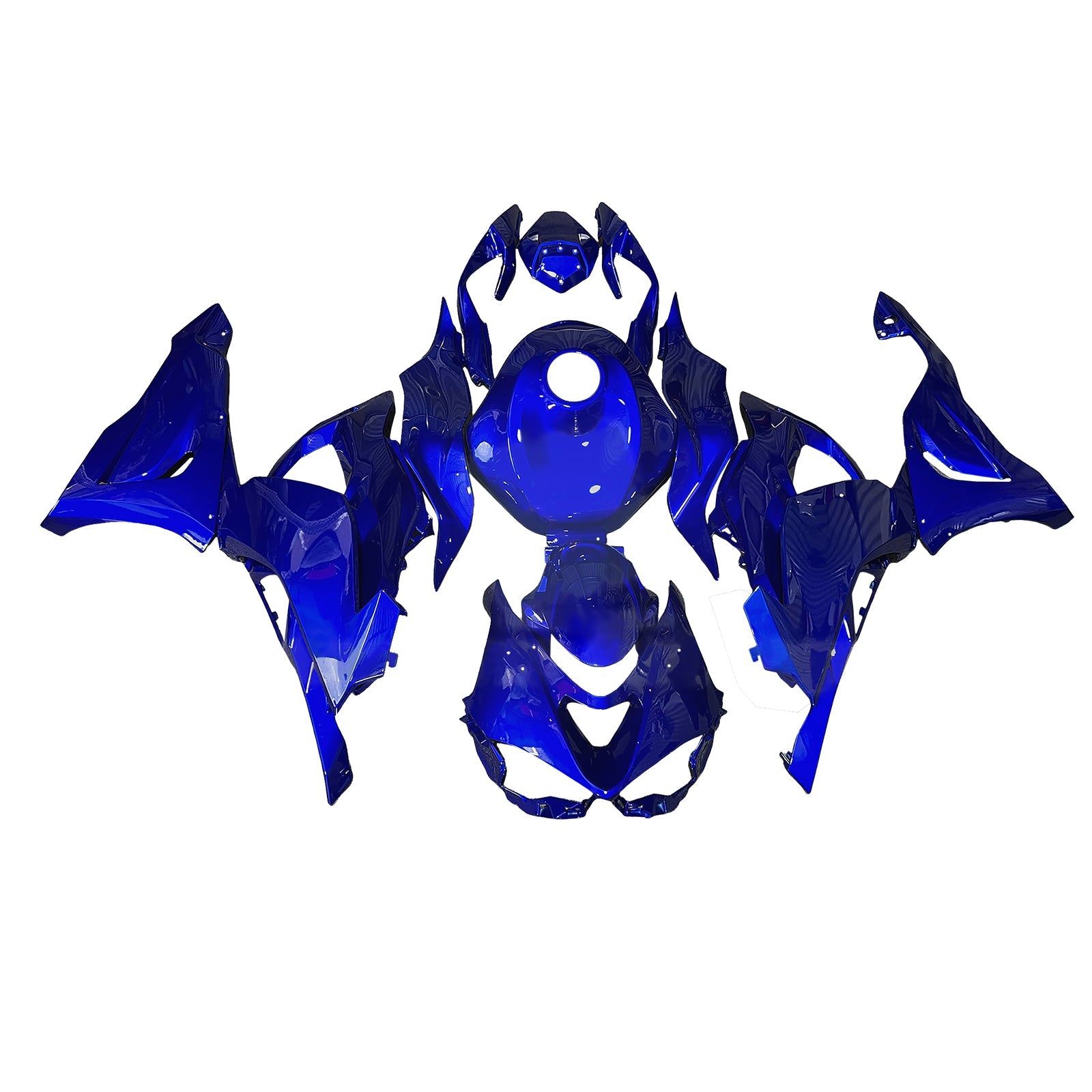 Kit di carenatura a iniezione, corpo di plastica ABS per Kawasaki ZX-6R 2024-2025