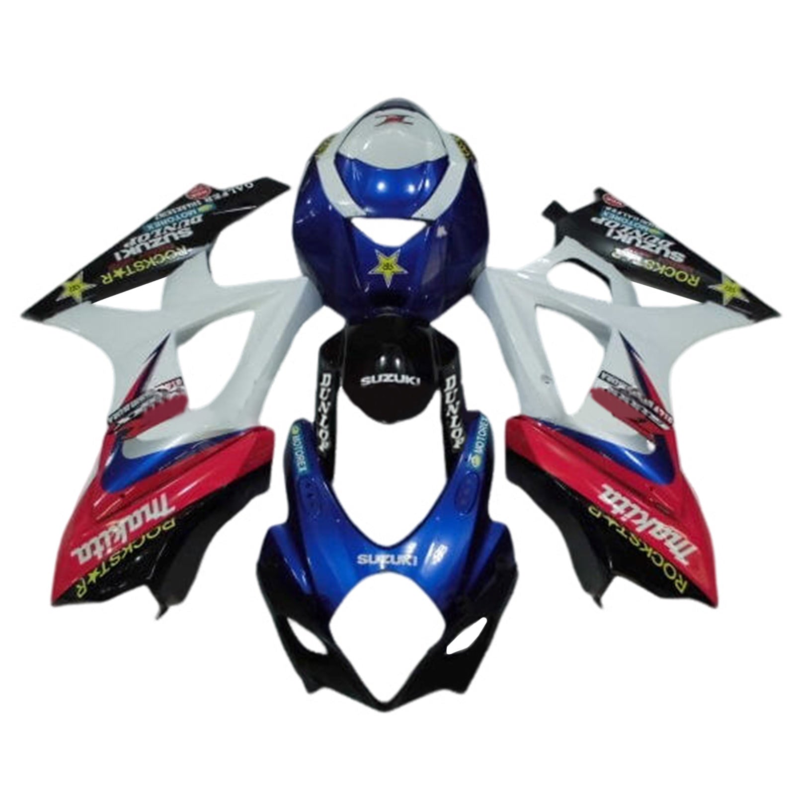 Amotopart Suzuki GSXR1000 2007-2008 K7 Kit carenatura carrozzeria in plastica ABS