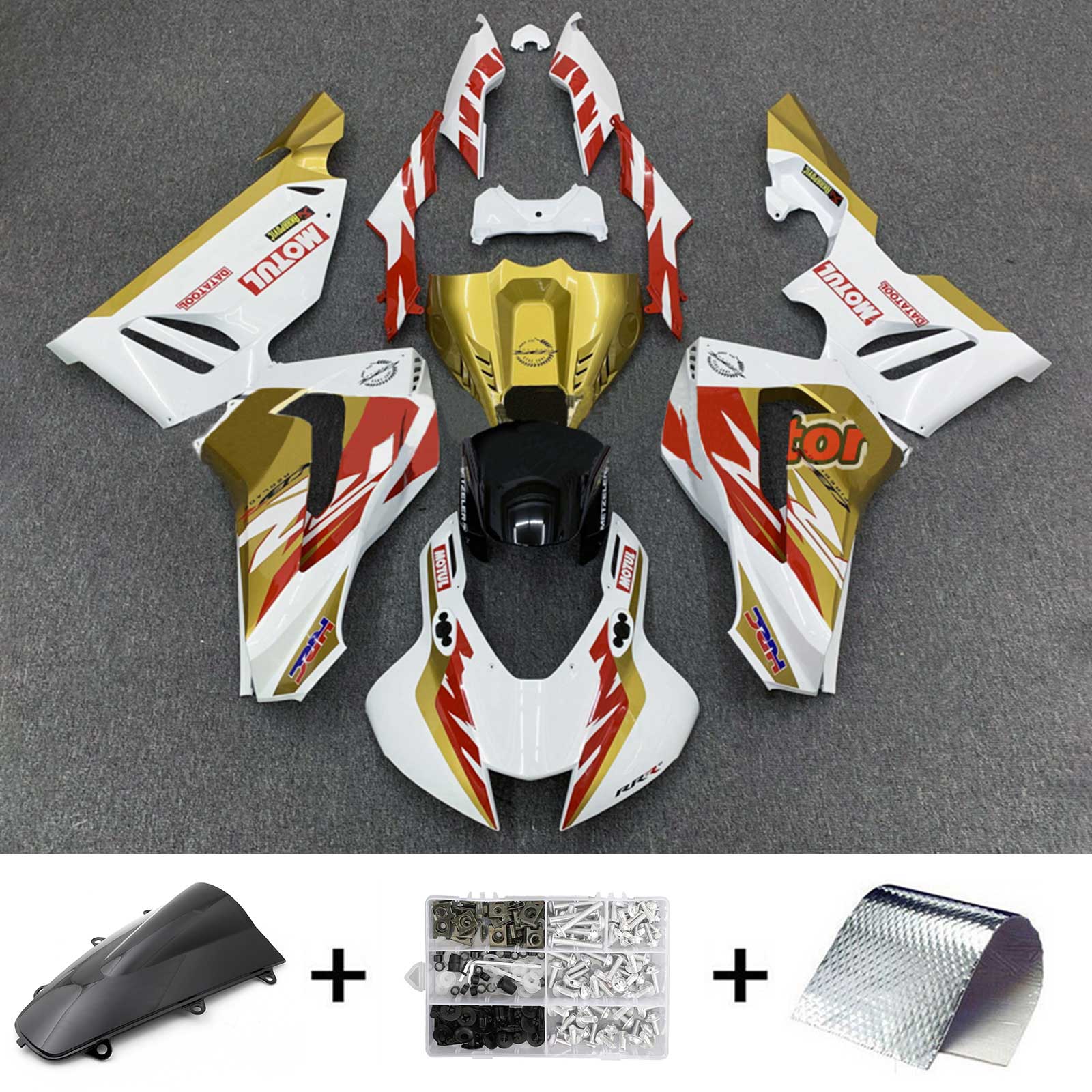 Komplet pomanjkanja, ki se vbrizga v ABS plastiko za Honda CBR1000RR-R 2020-2023