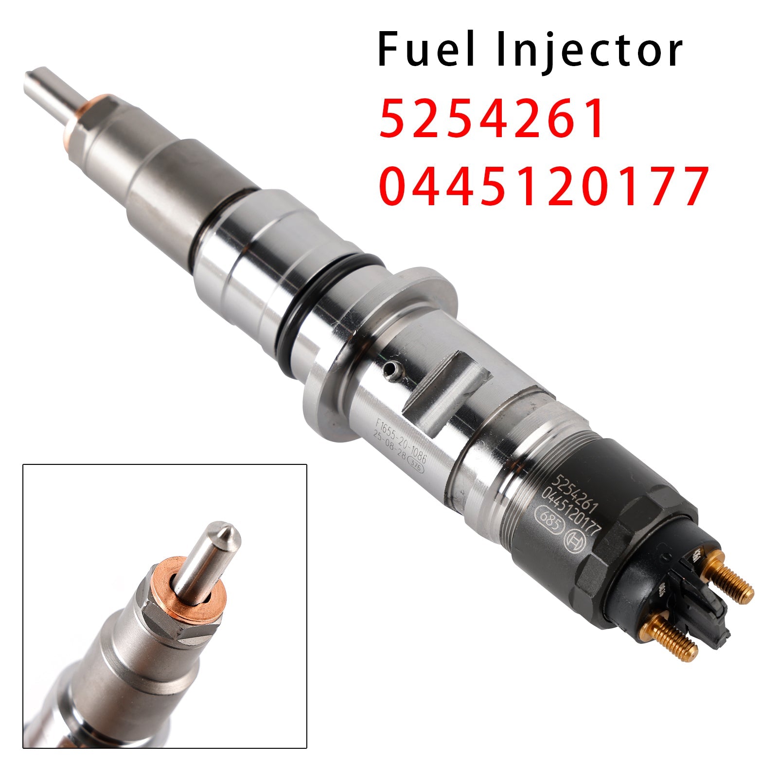1 injecteur de carburant pour Cummins ISB 6.7L QSB 4.5L 6.7L 5254261 0445120177