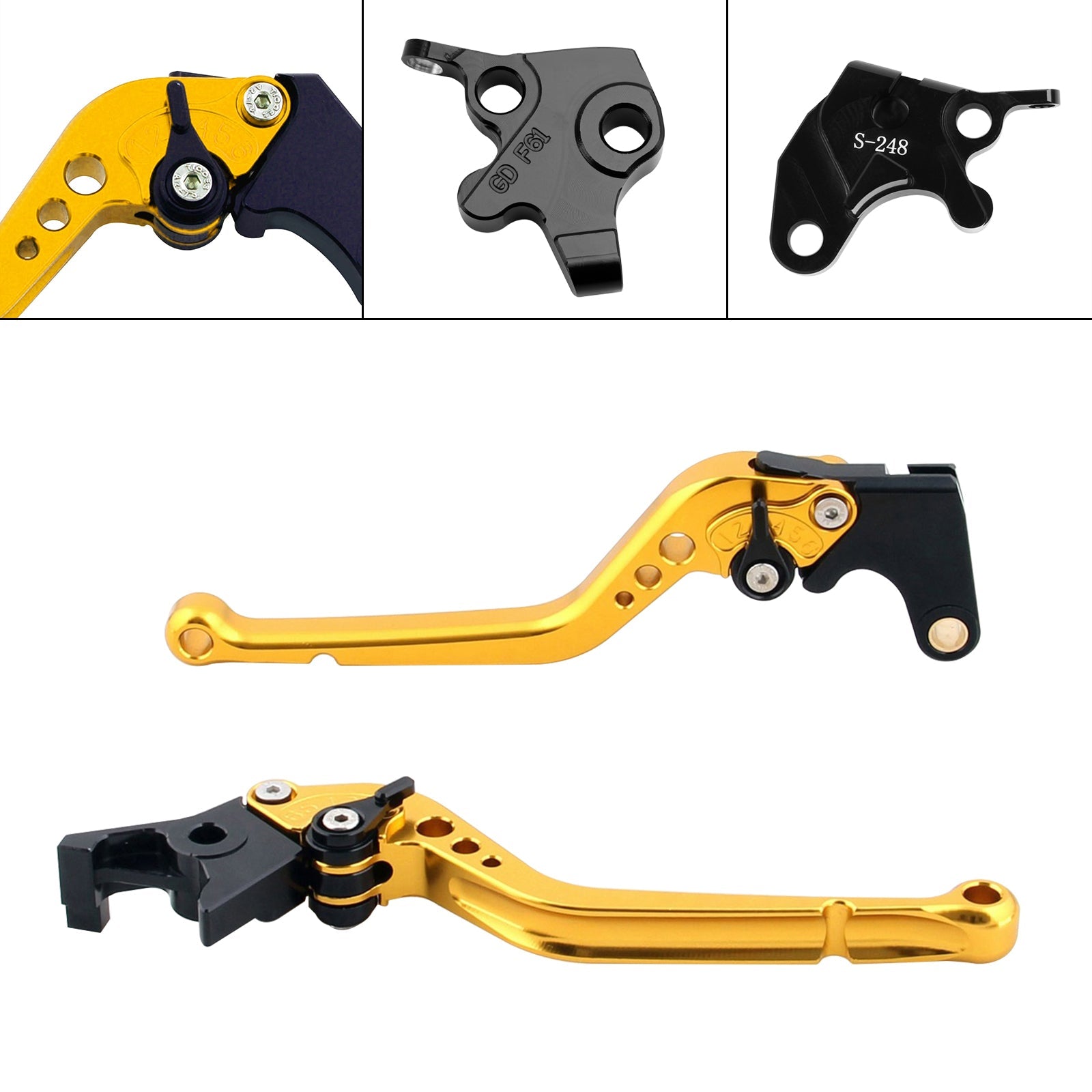 Dolga ročica zavore in sklopke za Yamaha YZF R125 2008-2011