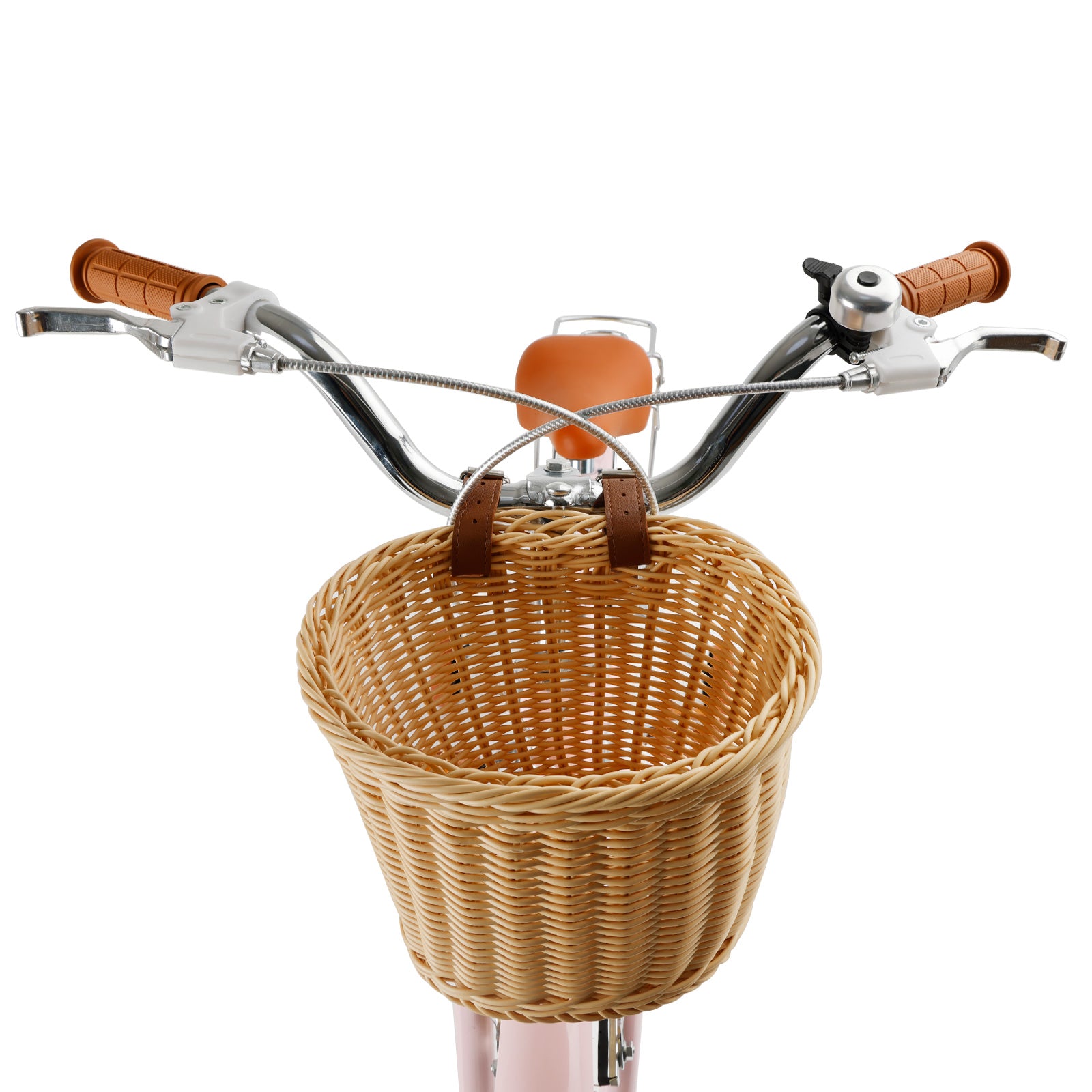 Lapsipyörä 18 tuumaa tytöille ja pojille 7–9 -vuotiaille korilla