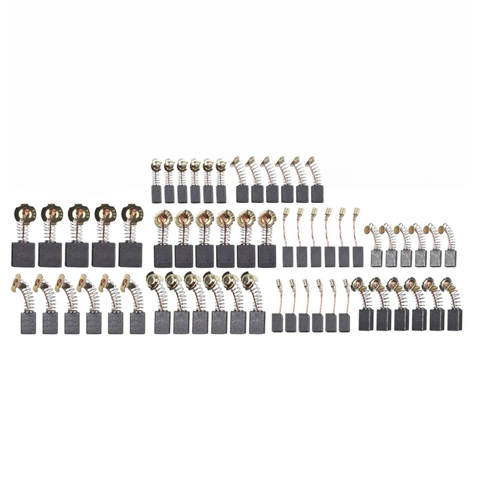 Set 60 rezervnih metlic za električni motor, 10 velikosti, za električna orodja