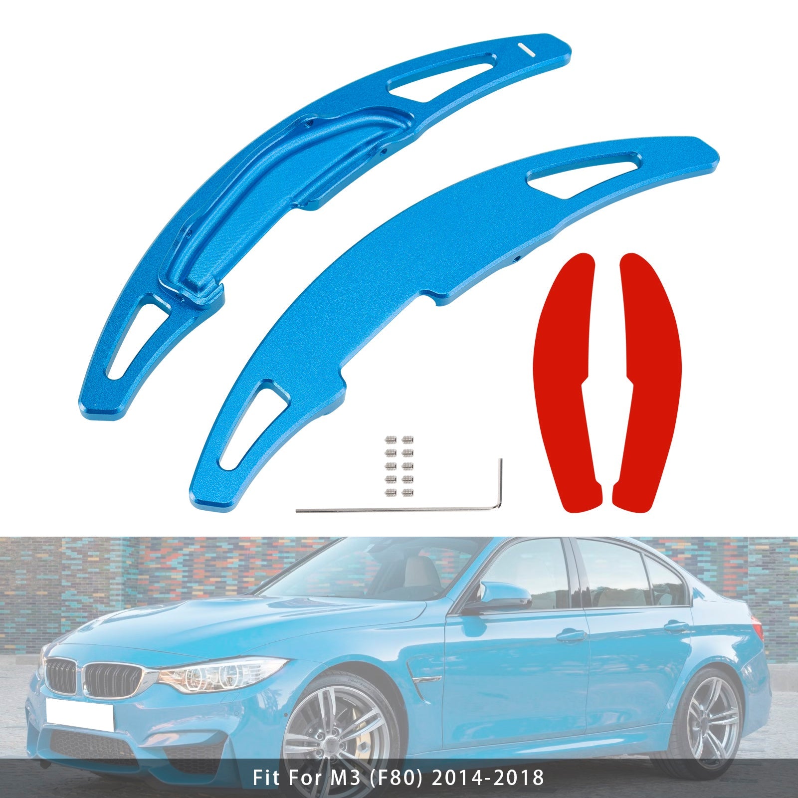 Extension de palettes de changement de vitesse au volant pour BMW M3 M4 X5M X6M en aluminium