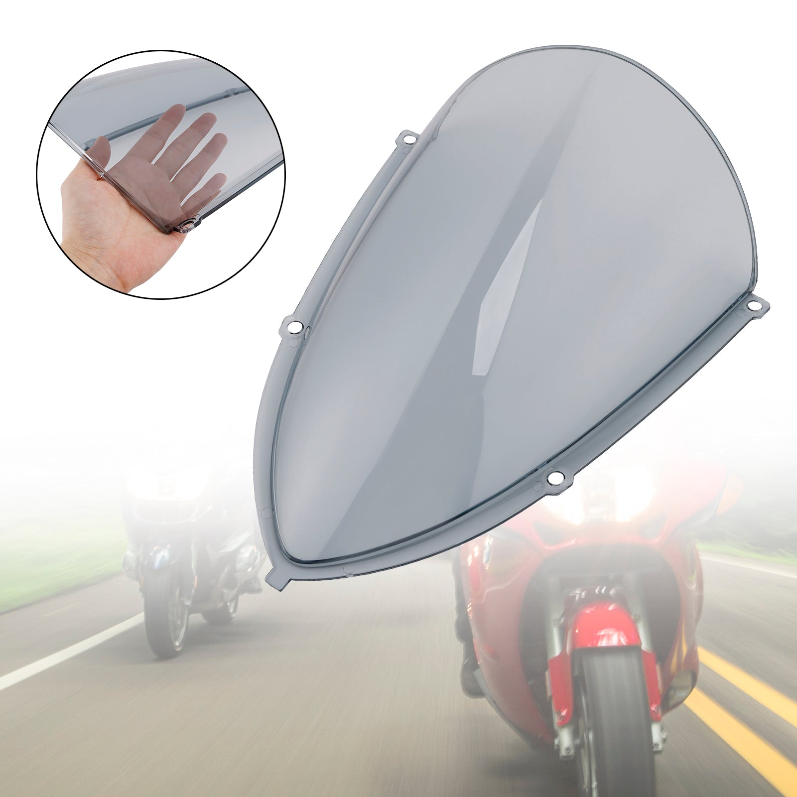 Pare-brise compatible avec Aprilia RS457 2024-2025