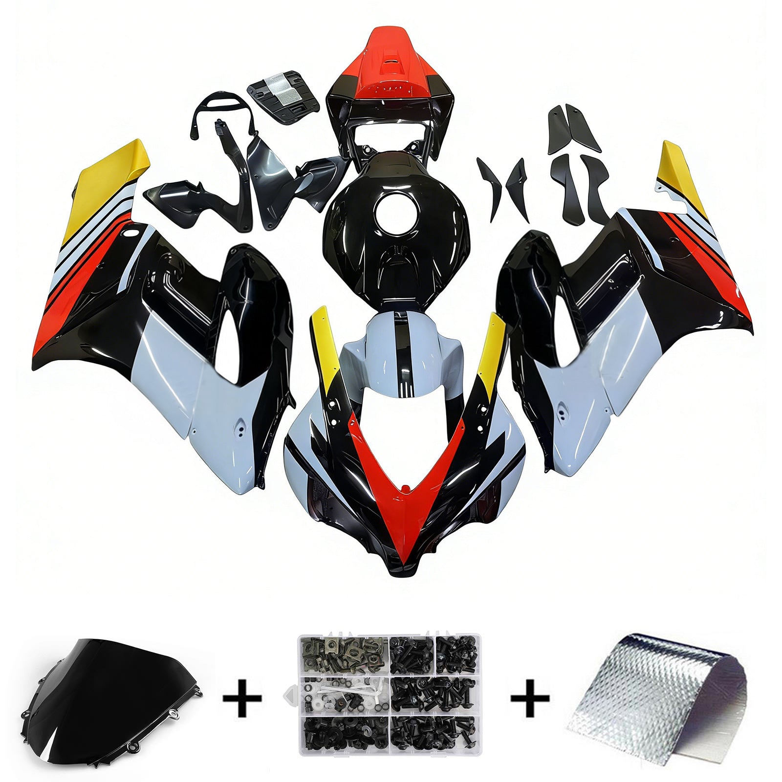 Kit de carénage par injection, carrosserie en plastique ABS pour Honda CBR1000RR 2004-2005