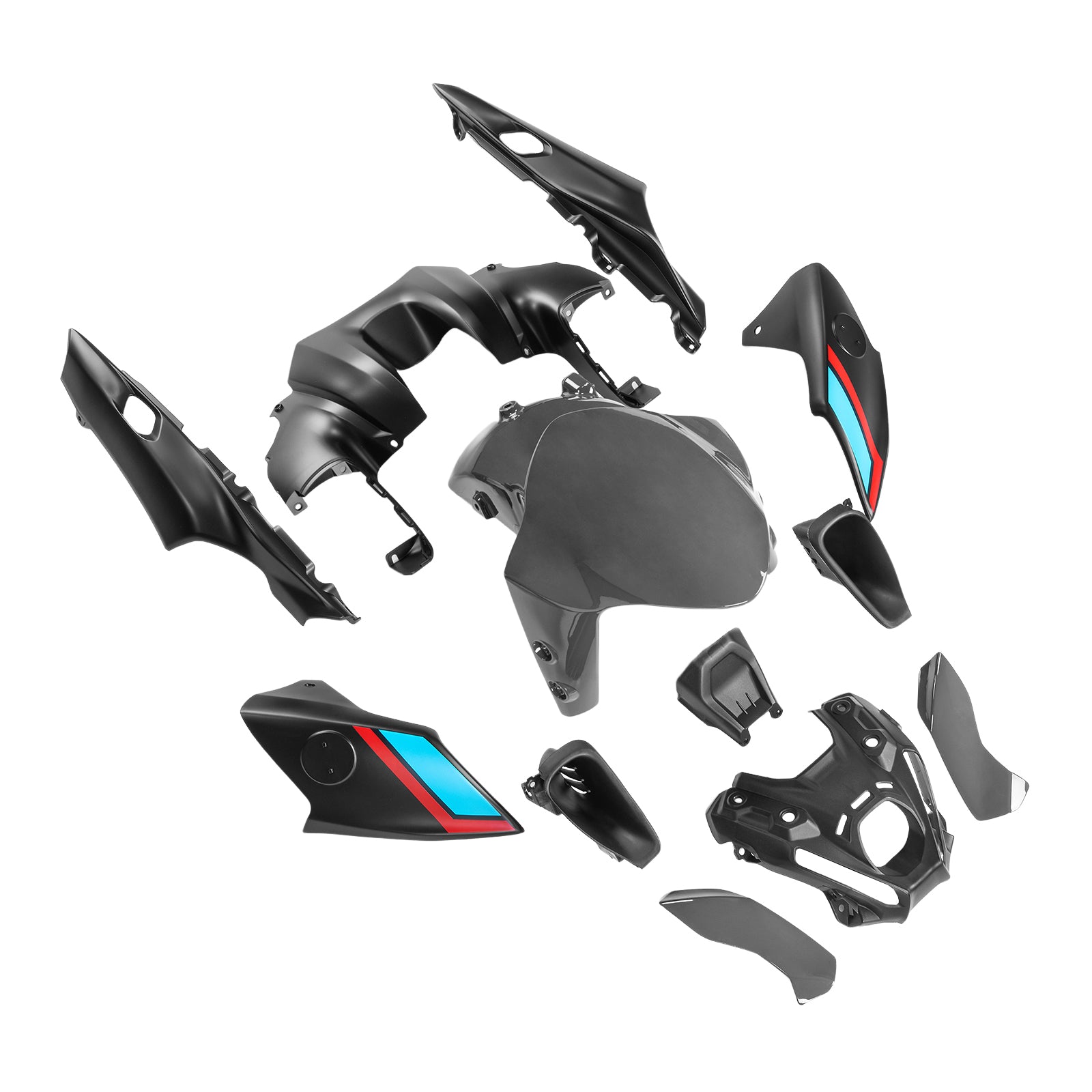 Kit de carénage de carrosserie ABS injection pour Yamaha MT-09 / MT-09 SP 2021-2023 07#