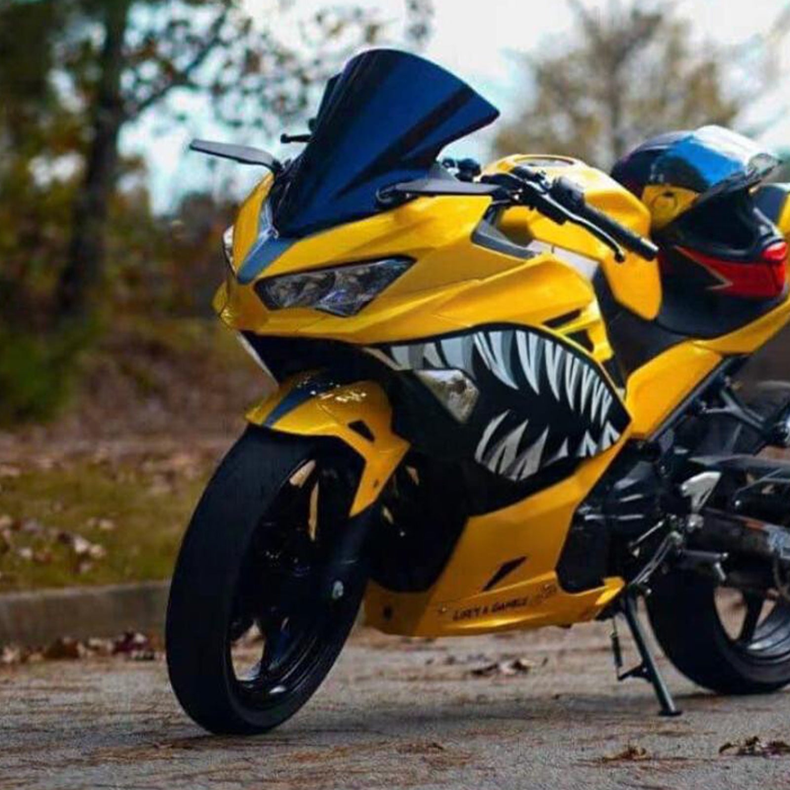 Kit di carenatura a iniezione, carrozzeria in plastica ABS per Kawasaki EX400 Ninja400 2018-2024