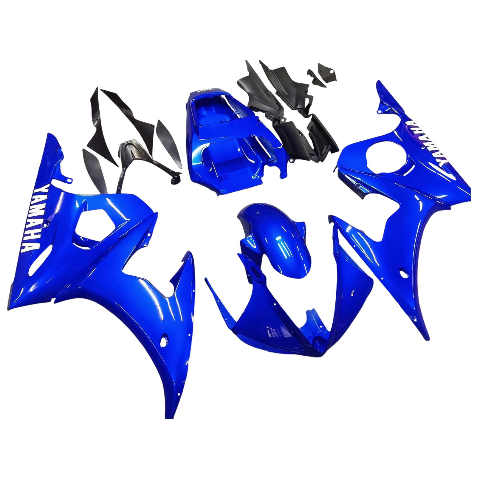 Kit de carénage par injection , carrosserie en plastique ABS Pour Yamaha YZF 600 R6 2005
