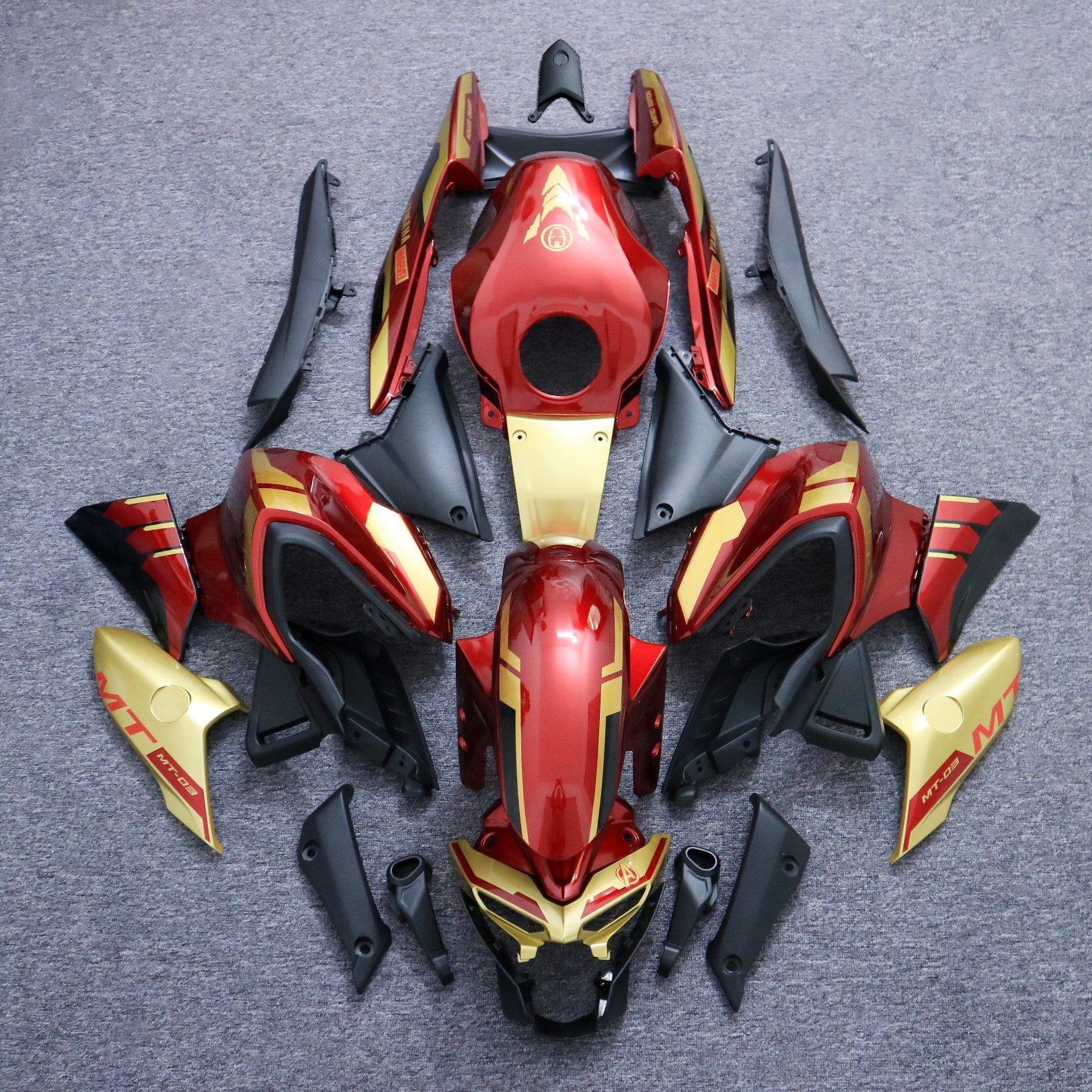 Zestaw owiewki wtrysku dla Yamaha MT-03 2021-2024